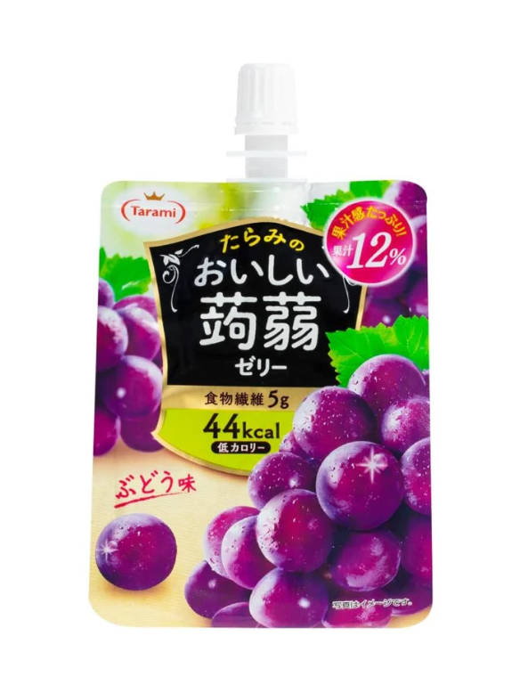 167/20 4955129035678 B4 Tarami Delicious Konjac Jelly Grape Flavor 150g