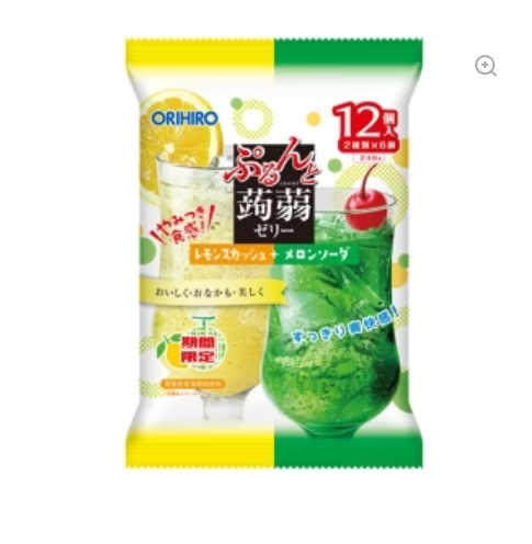 254/30 4571157250724 D2-F Orihiro Jelly Lemon Squash and Melon Soda
