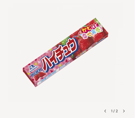 170/1 4902888116209 B05 Hi-Chew Japanese Soft Candy Strawberry Flavor 12 Pieces