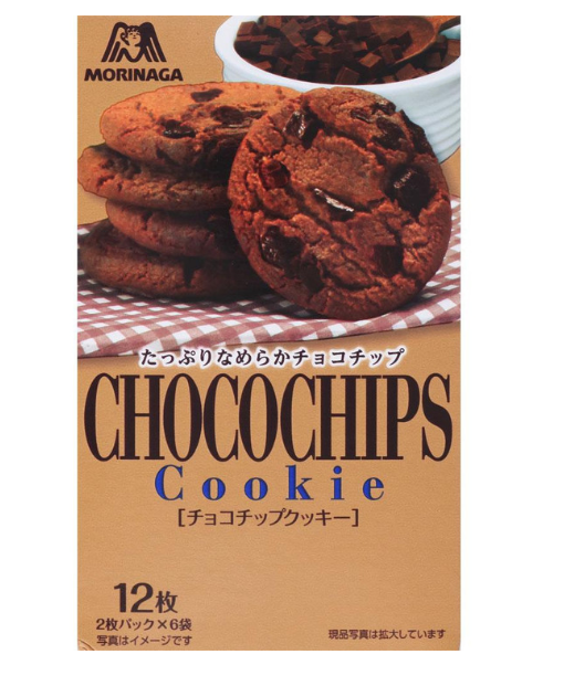 175/1 4902888218842 d01 Morinaga 12 Chocolate Chip Cookies