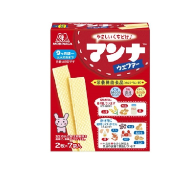 177/1 4902888200014 c09 Morinaga Manna Wafers, 14 pieces