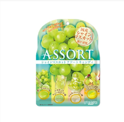 11/10 4901650222865 2H2 Senjakuame Shine Muscat Assorted Candy (85g)