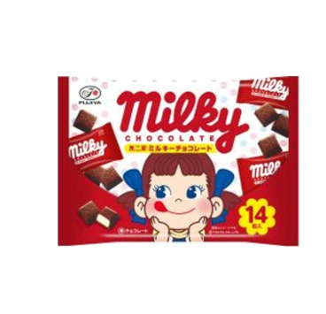 32/2 4902555267272 2m3 Fujiya Milky Chocolate Bag (14 pieces)