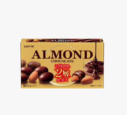 107/2 4903333282050 3L2 LOTTE ALMOND CHOCOLATE 8/10/3.03 OZ
