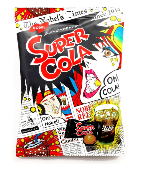 204/1 4902124682284 3H2 4H2 Nobel Super Cola Candy 82g (Japan)