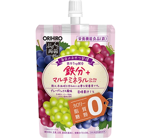 143/10 4571157252988 c3 ORIHIRO - Low-calorie grape flavor konjac jelly drink 130g
