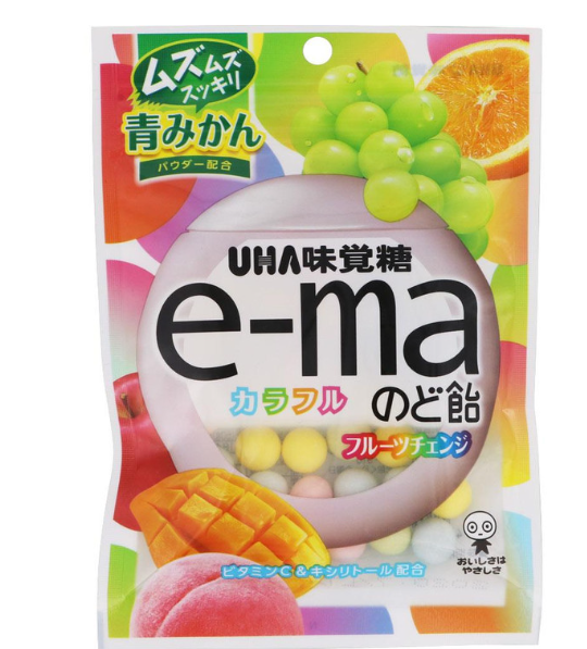 219/1 4514062257846 B03 Yuhapipin E-Ma Throat Lozenge Colorful Fruit Change 50G