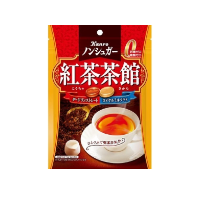 159/5 4901351001776 2j1 Kanro Sugar-Free Tea House Black Tea Candy (72g)