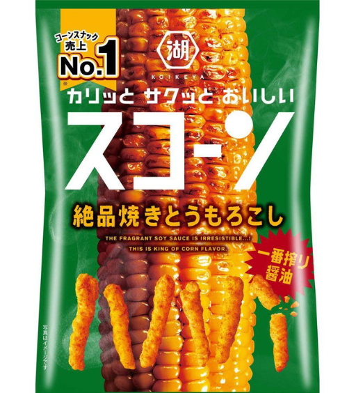 4901335510263 d03 Japanese Food Scone Exquisite Grilled Corn 73g Koikeya