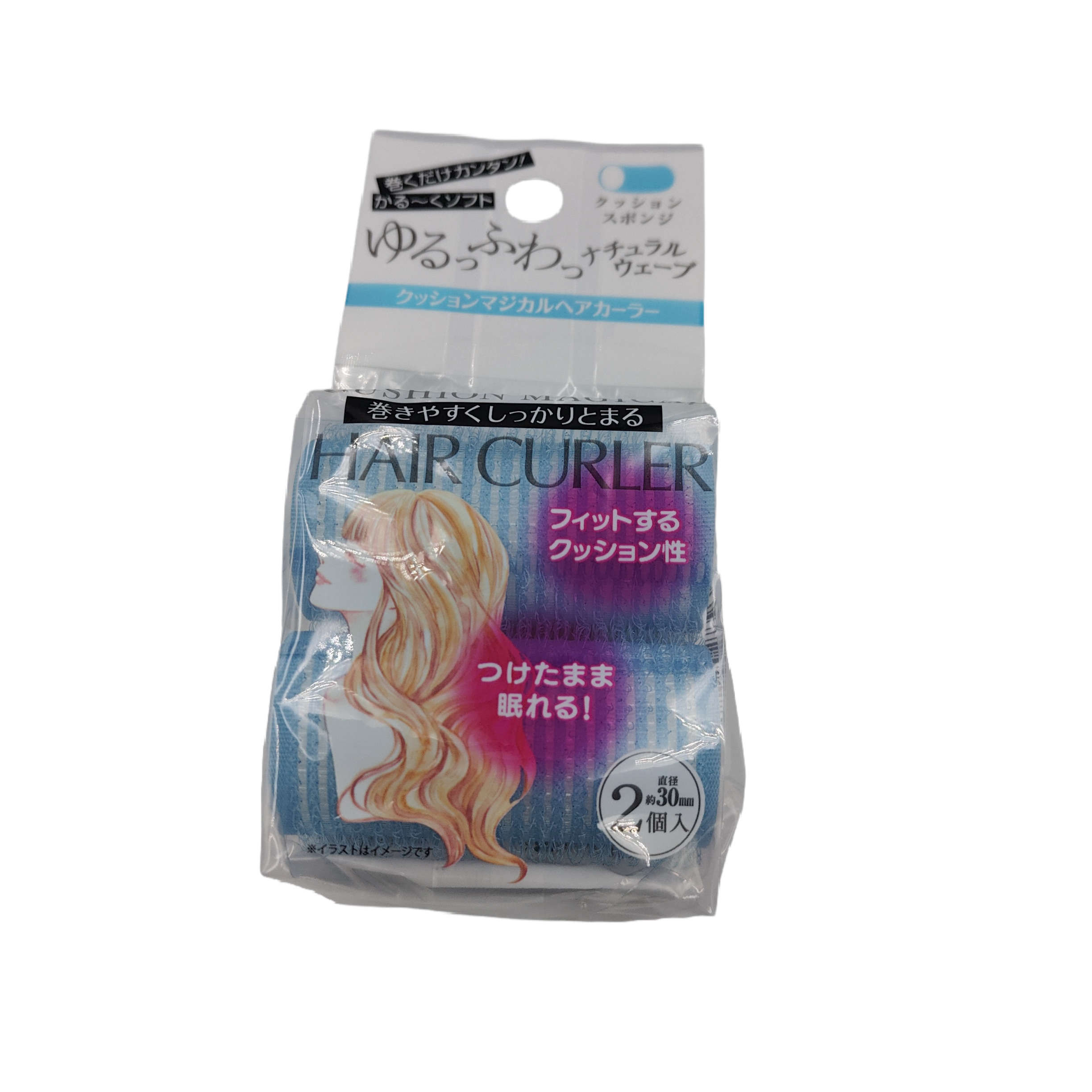 Cushion hair curler Φ30MM 2P