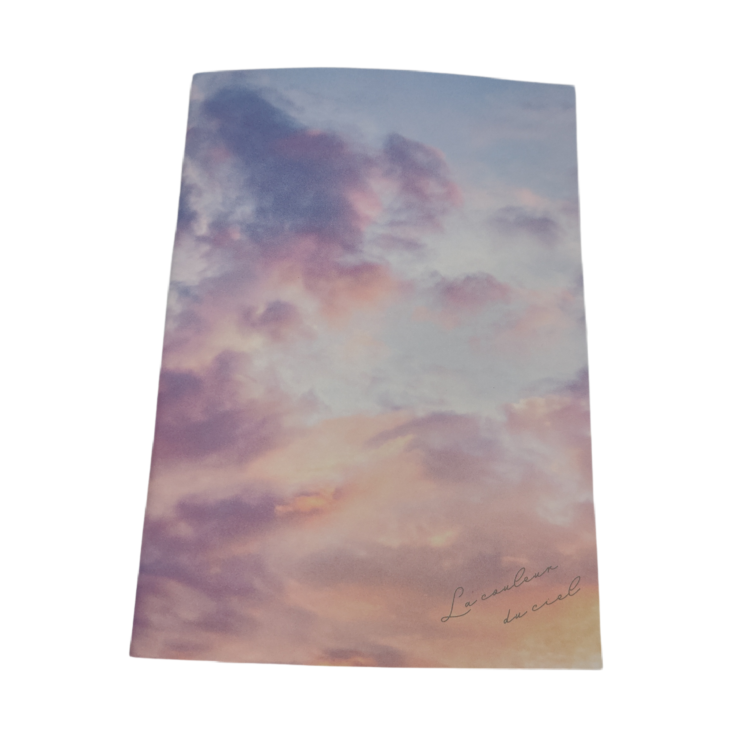 A5 Saddle stitch notebook sky color
