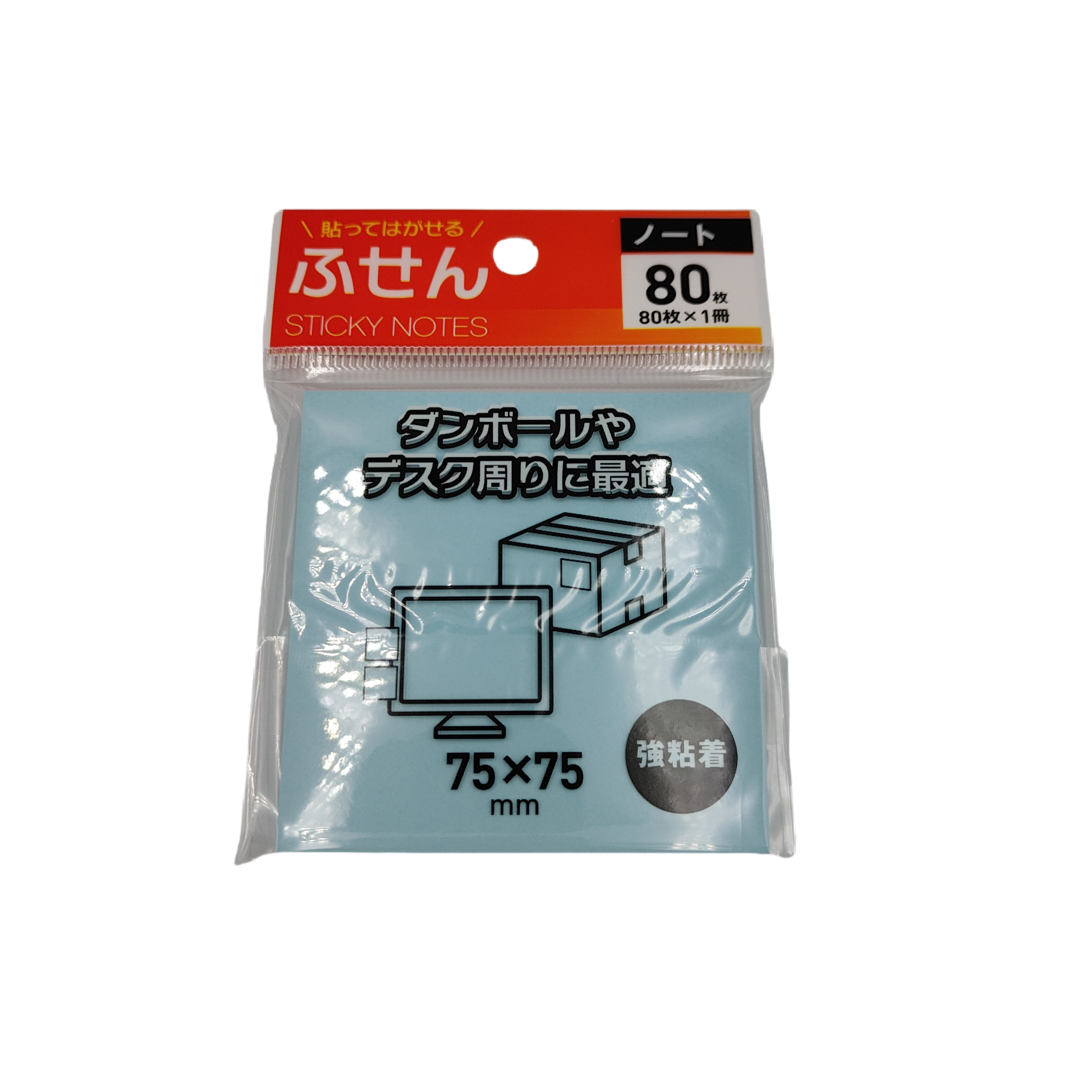 Strong sticky label 75 x 75 80p