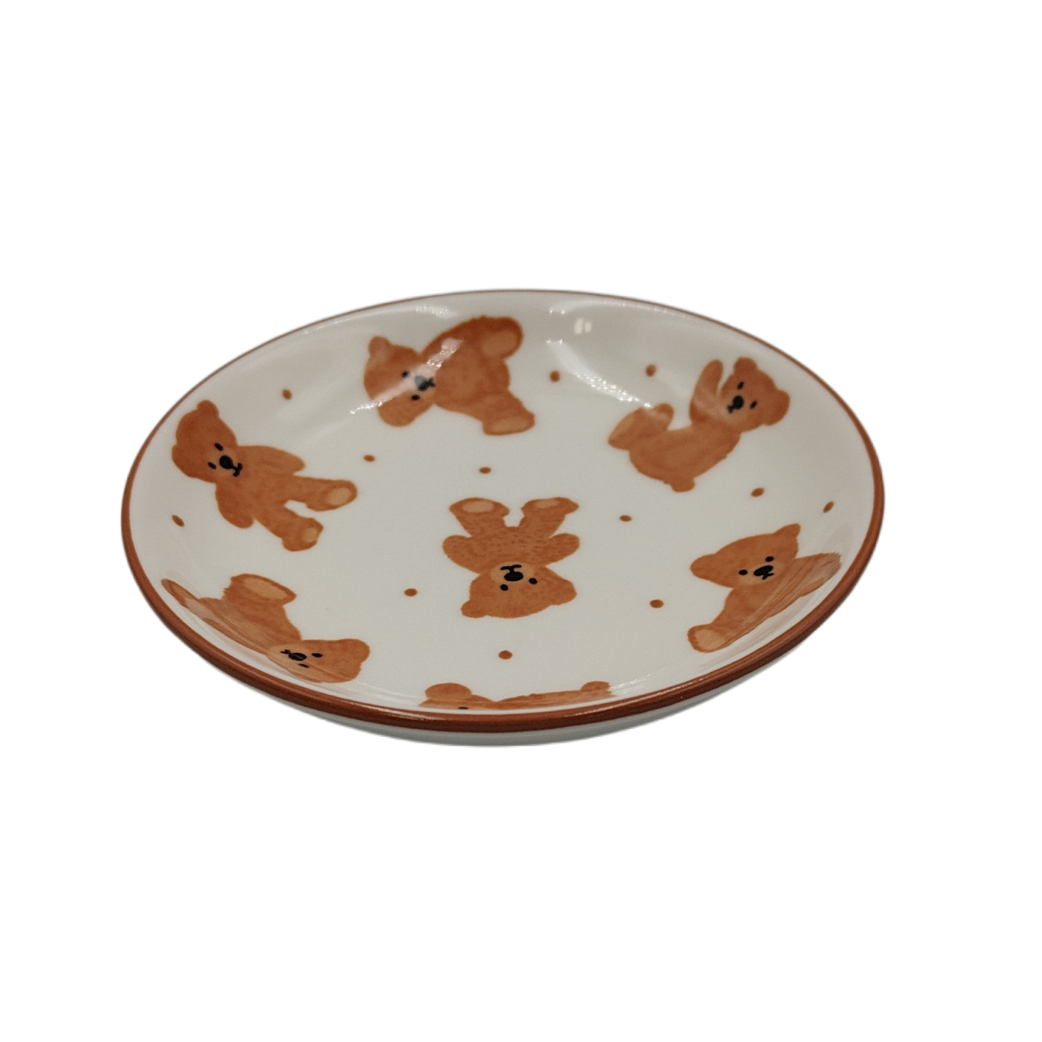 Fluffy bear plate S