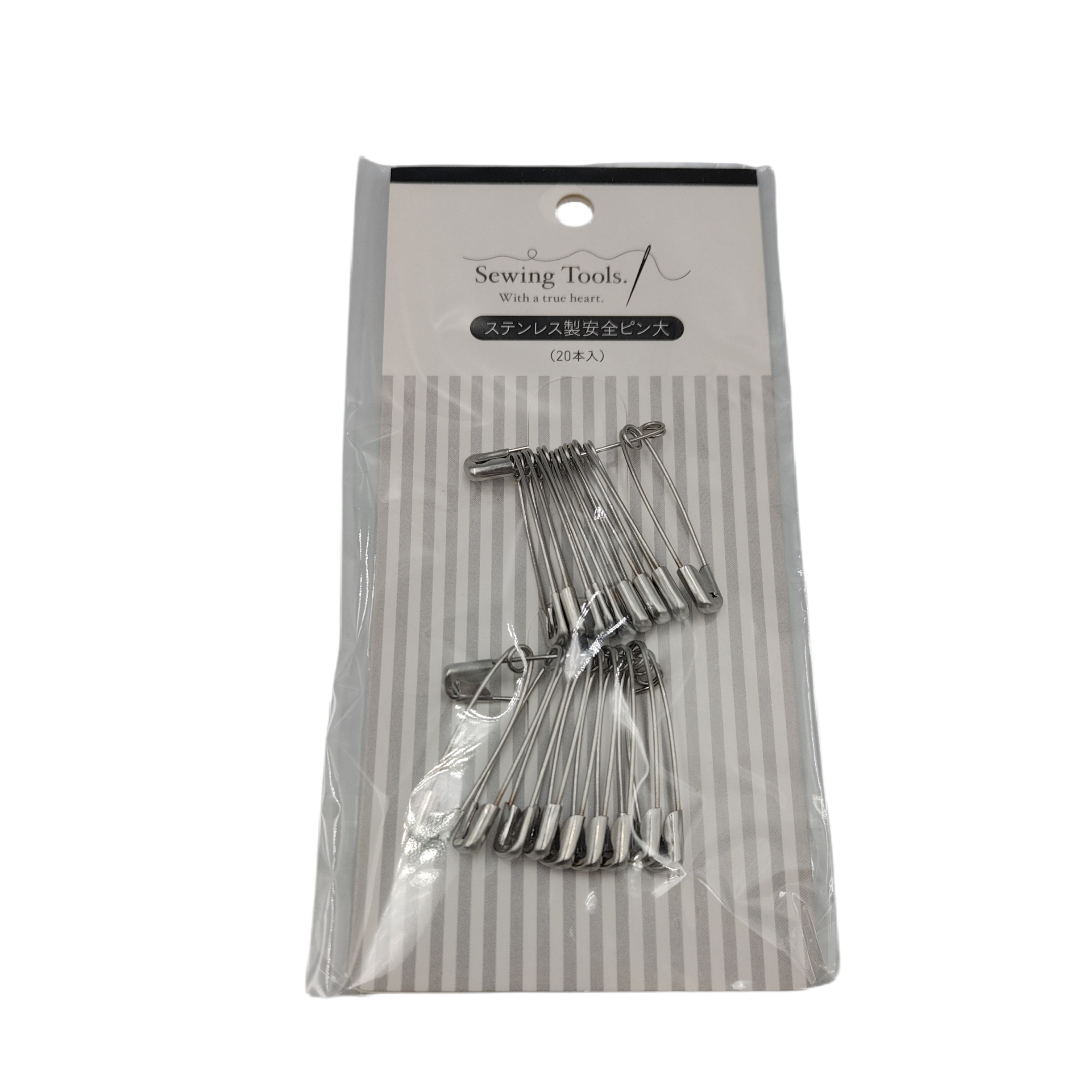 Stainless steel safety pin large 20P
