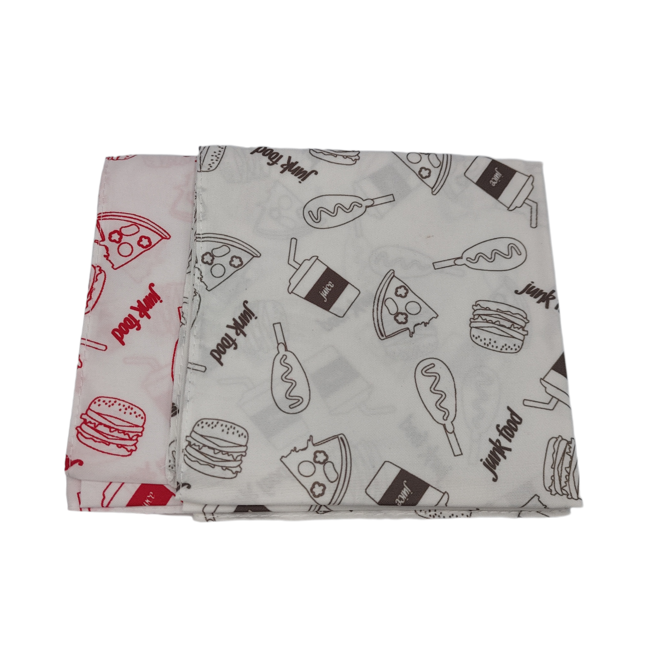 Polyester bandana junk food