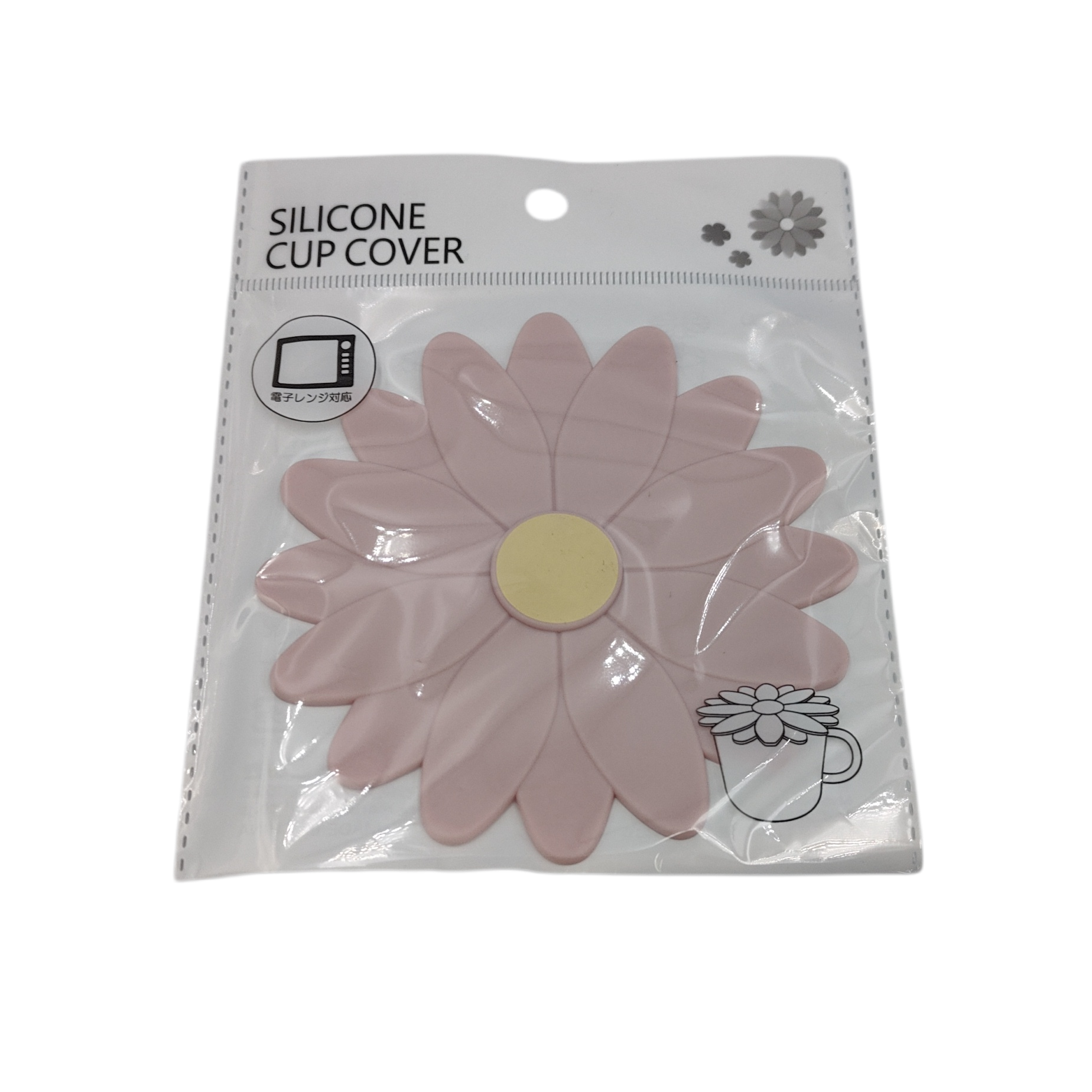 Silicone cup cover daisy