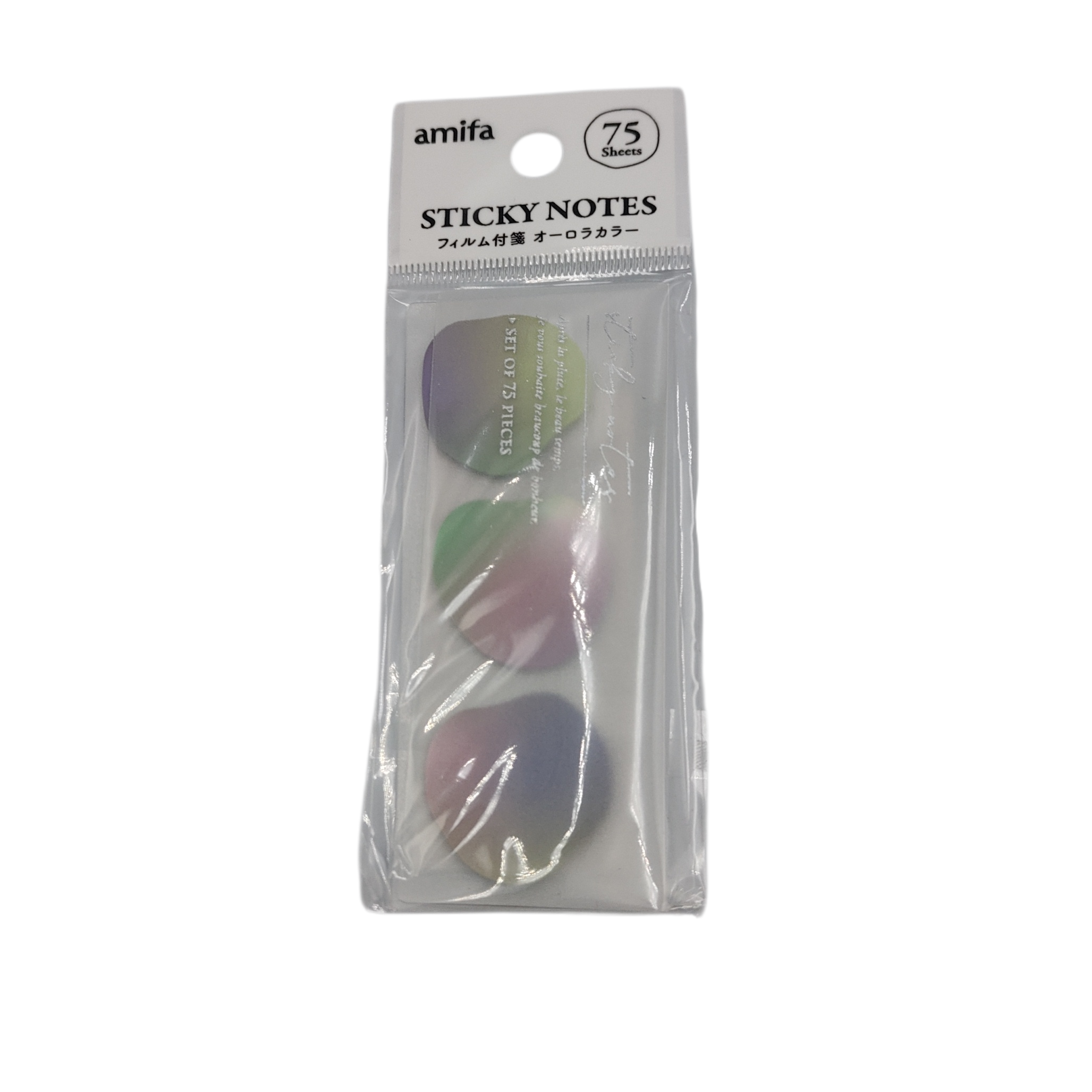 Film sticky note 75P aurora color