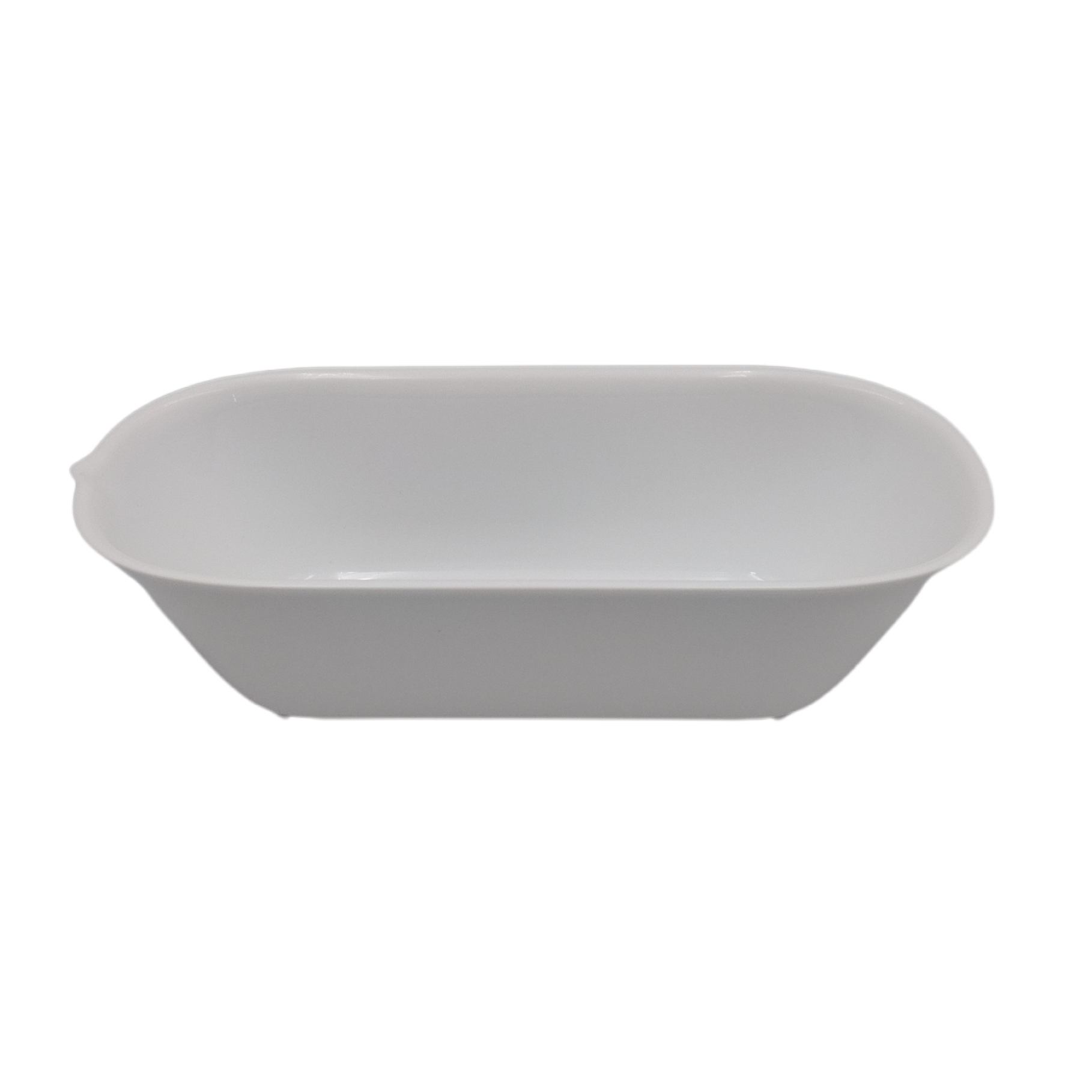 Long bowl white