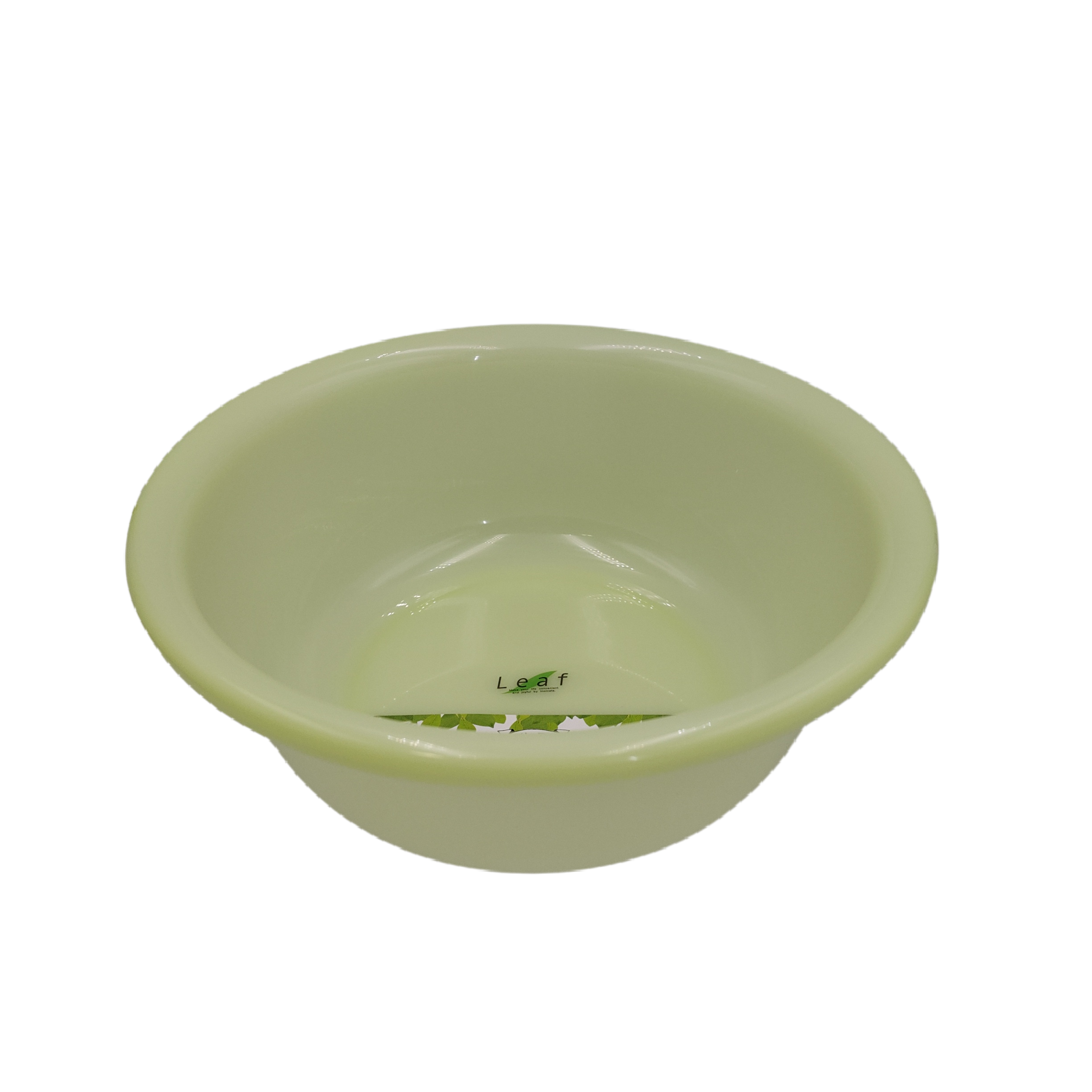 Plastic bath bucket 25.2φ-leaf(green)