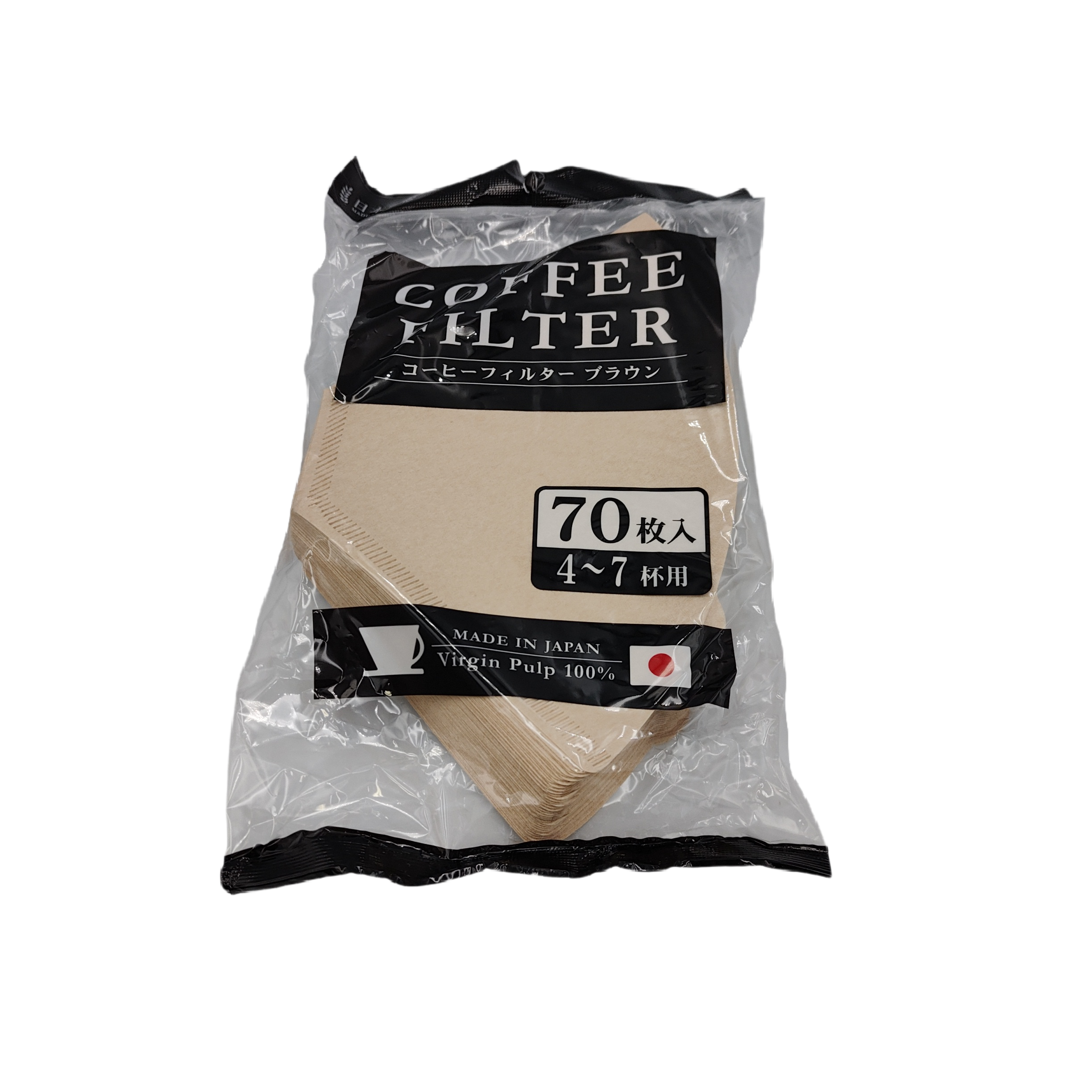 Coffee filter brown for 4-7 cups