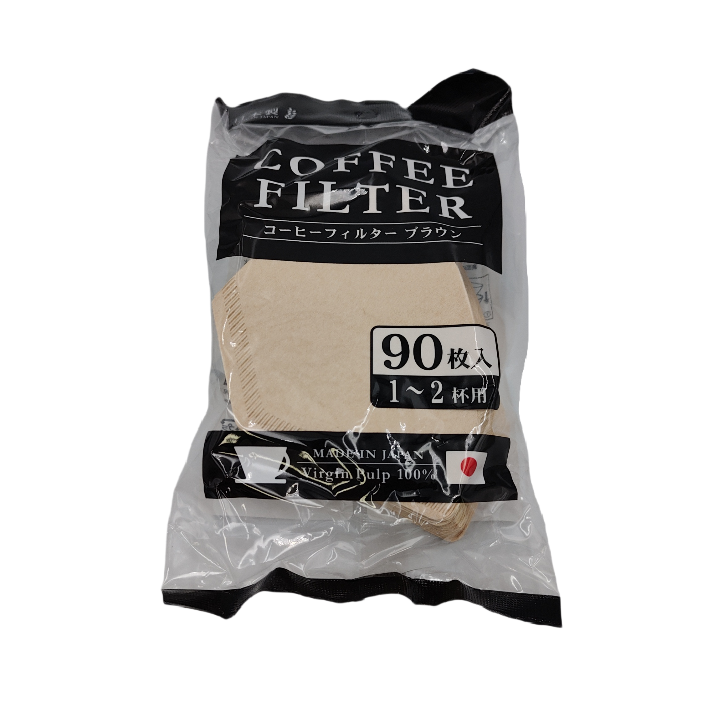 Coffee filter brown for 1-2 cups