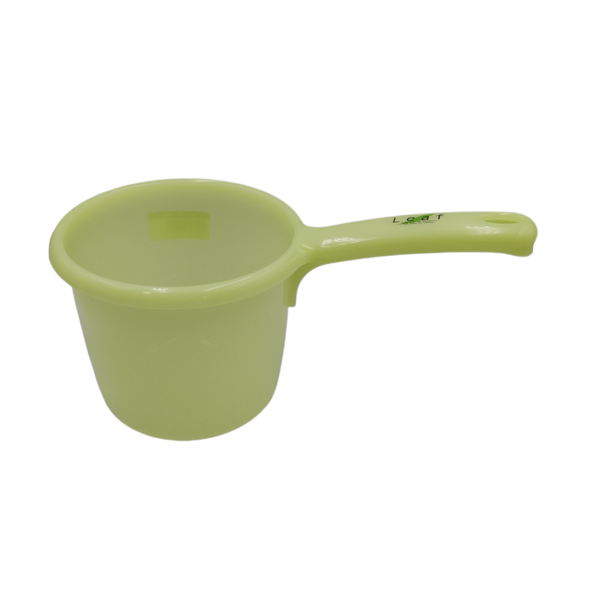 Plastic bath bucket W/ handle -leaf(green)