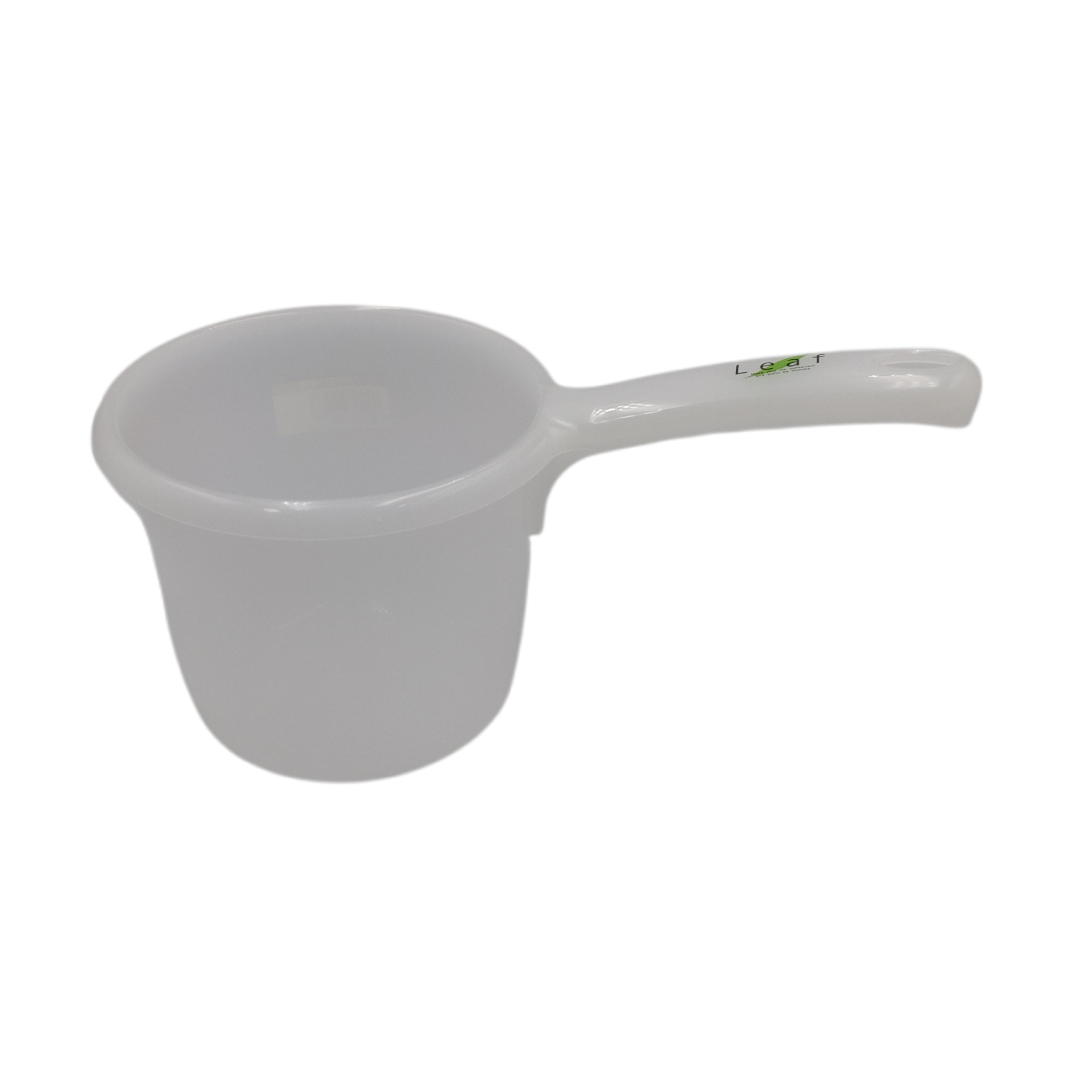 Plastic bath bucket W/ handle -leaf(natural)