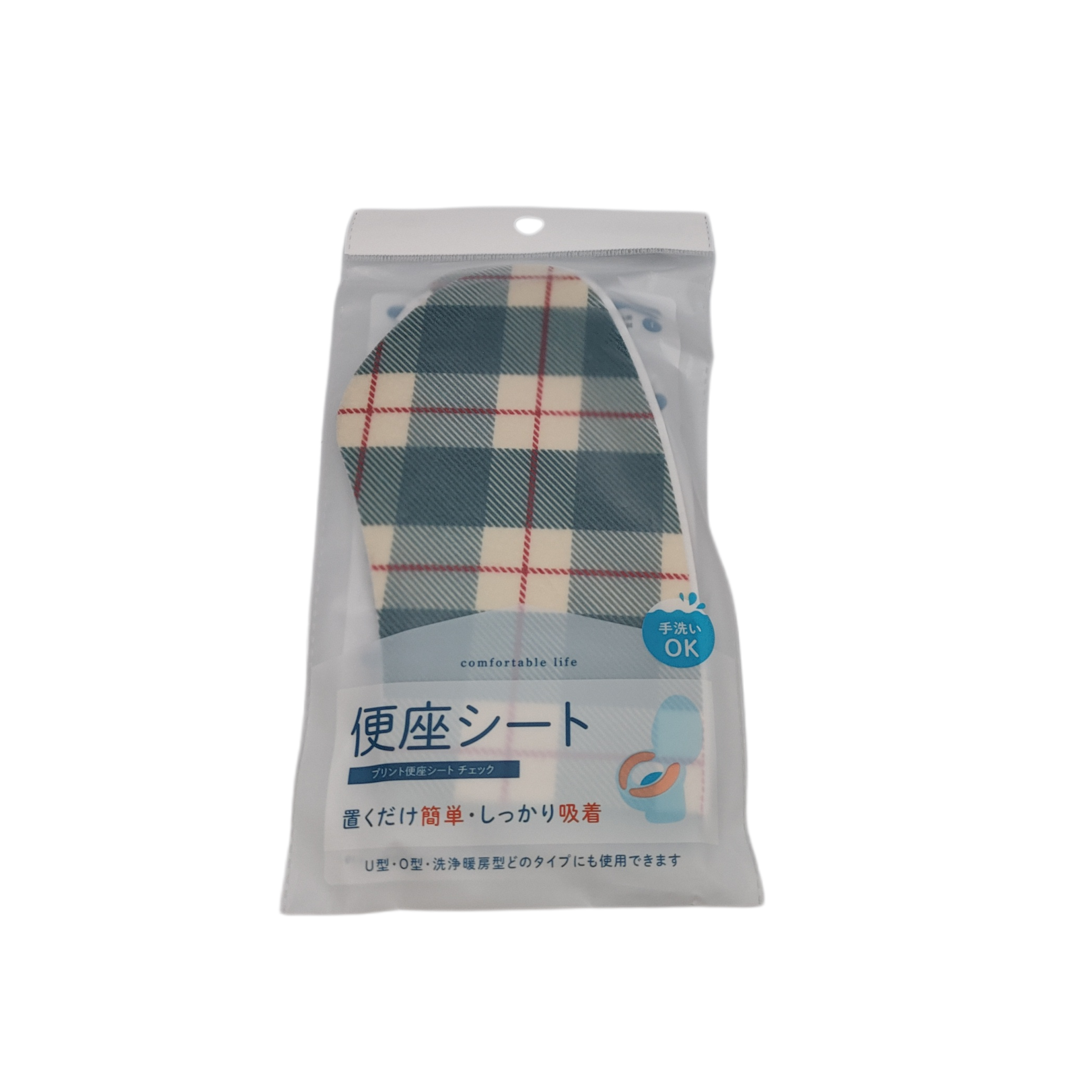 Printed toilet seat sheet check