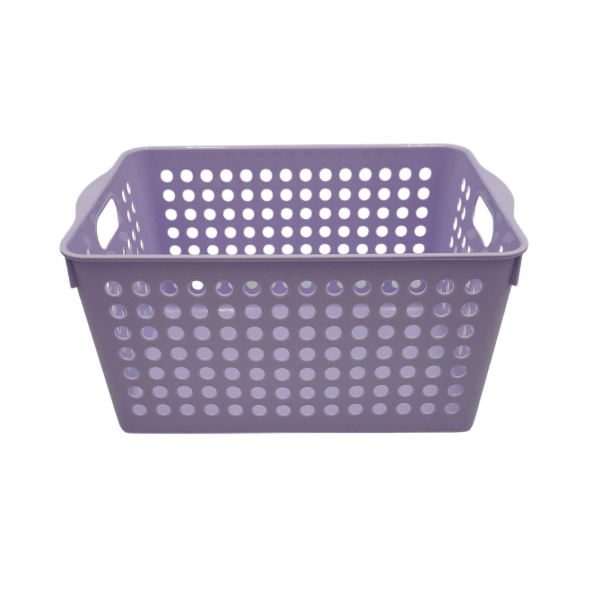 Stock basket deep light purple