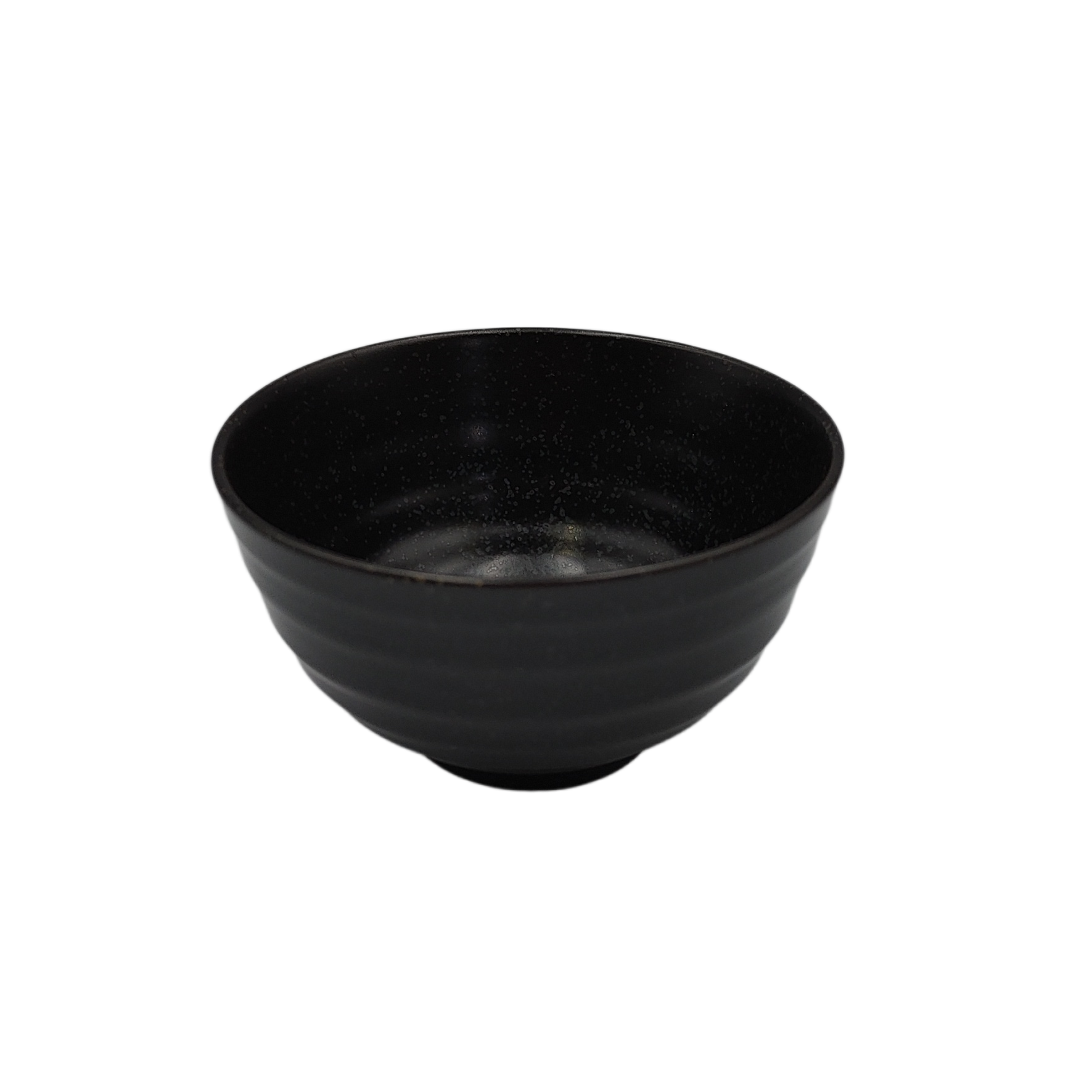 Minoyaki rice bowl black