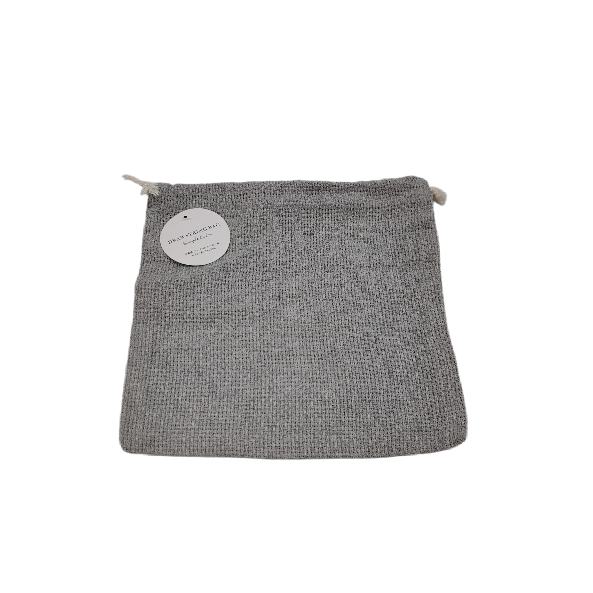 Drawstring bag simple color G・W