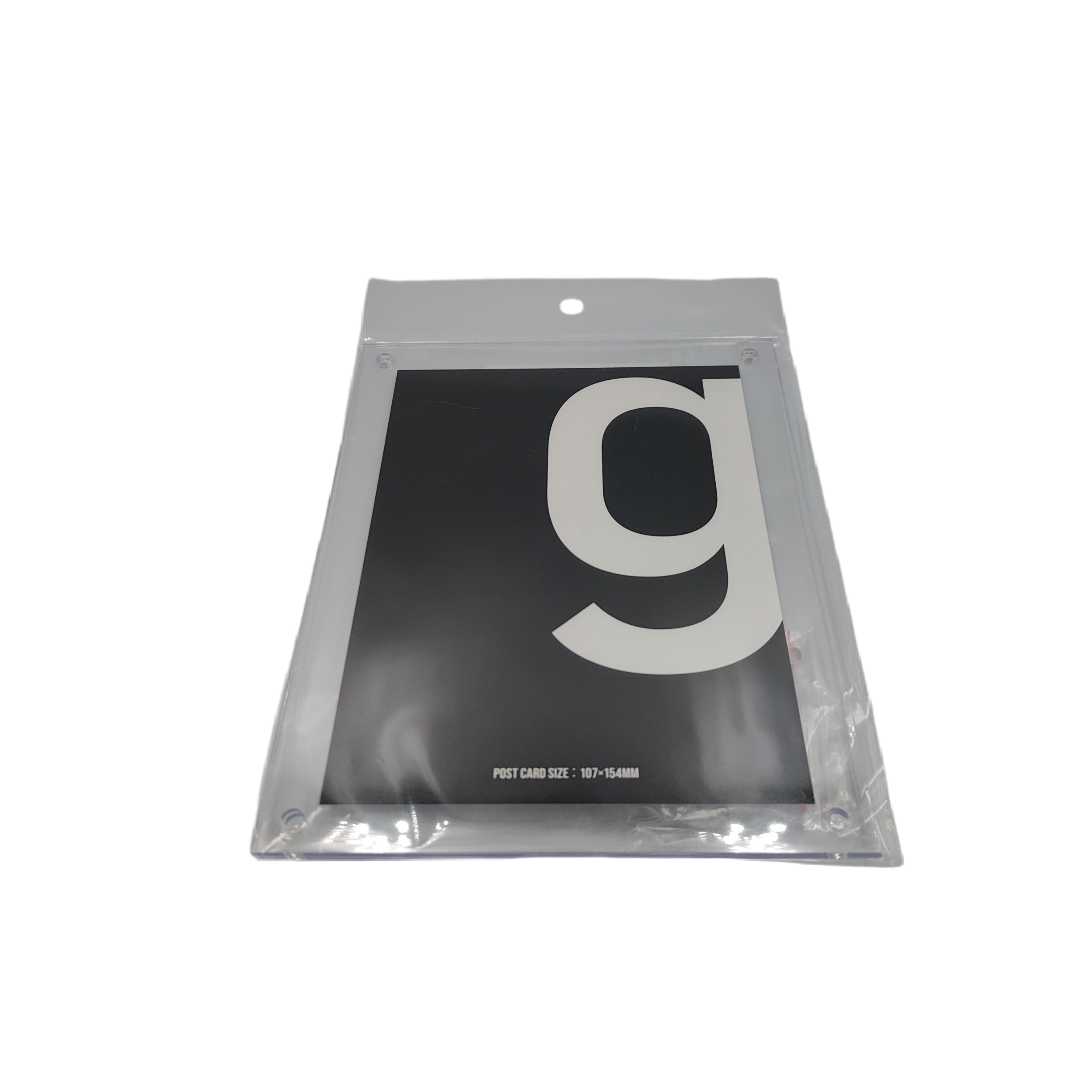 Photo frame transparent postcard size