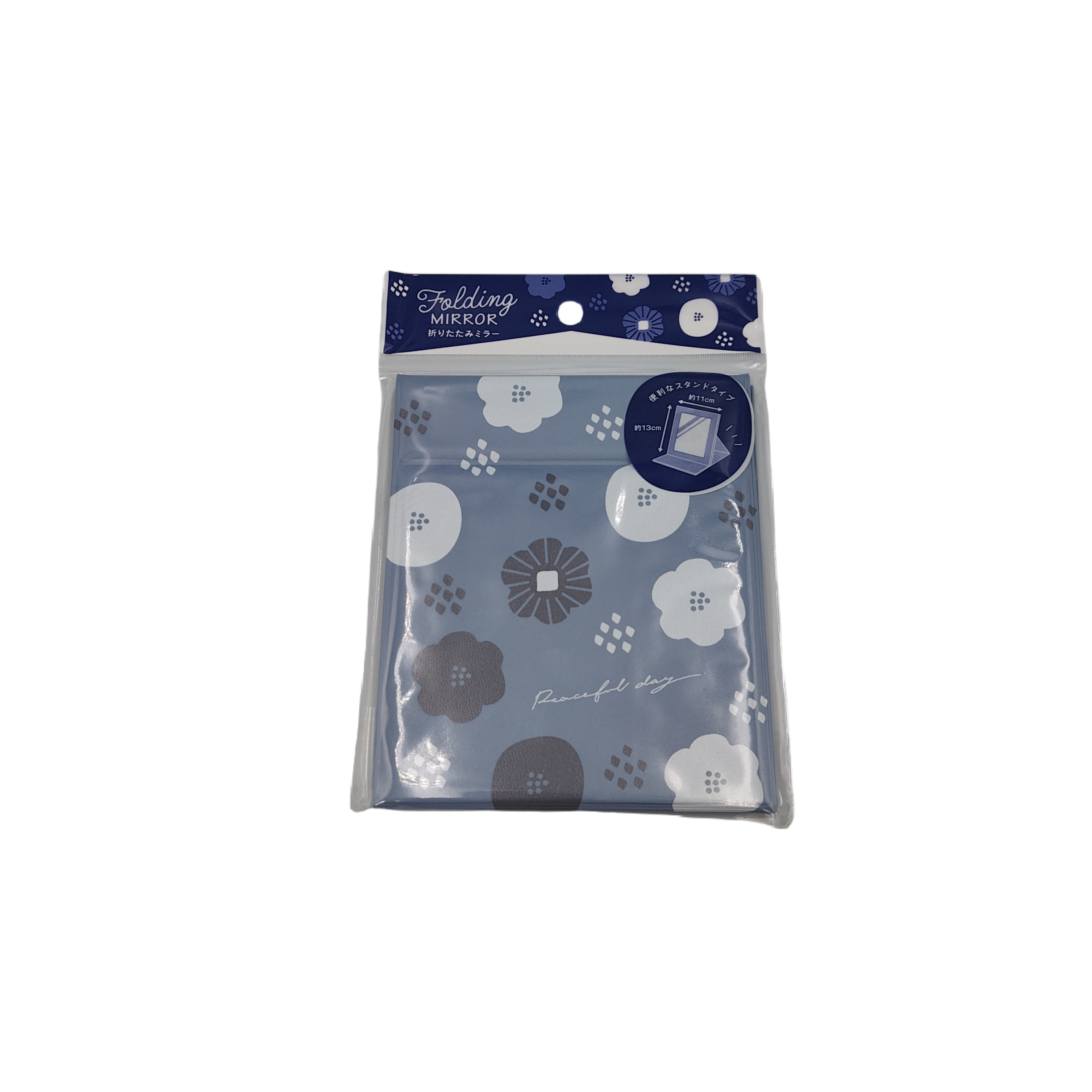 Folding mirror nordic flower