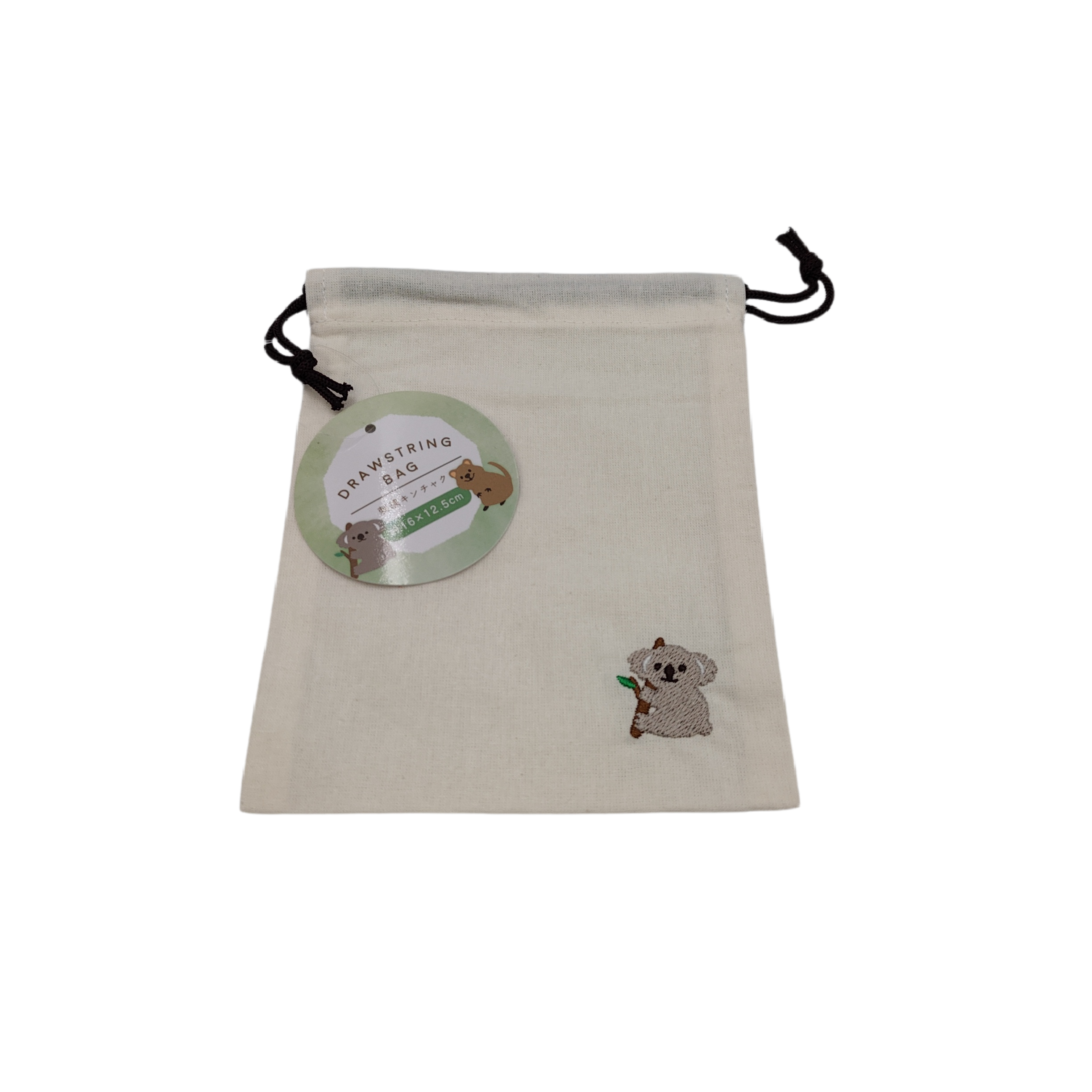 Embroidery drawstring bag australian animals