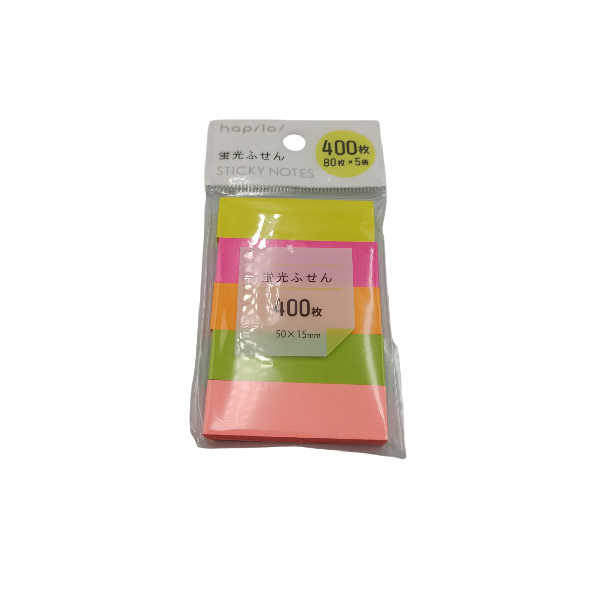 Fluorescent color label 50x15mm 400p