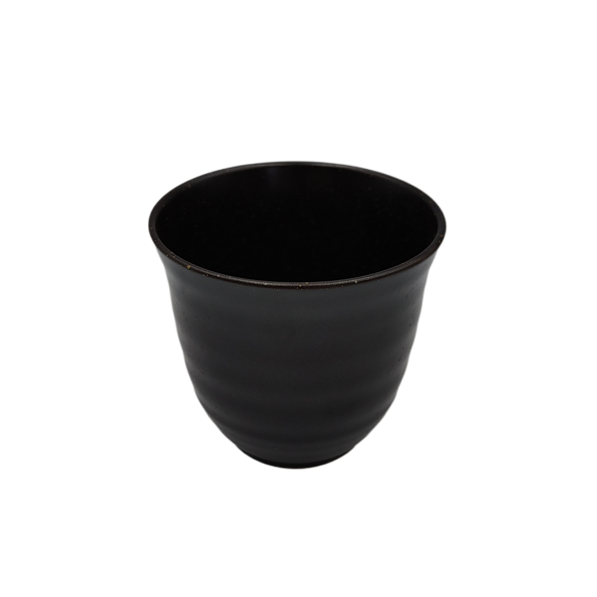 Minoyaki teacup black