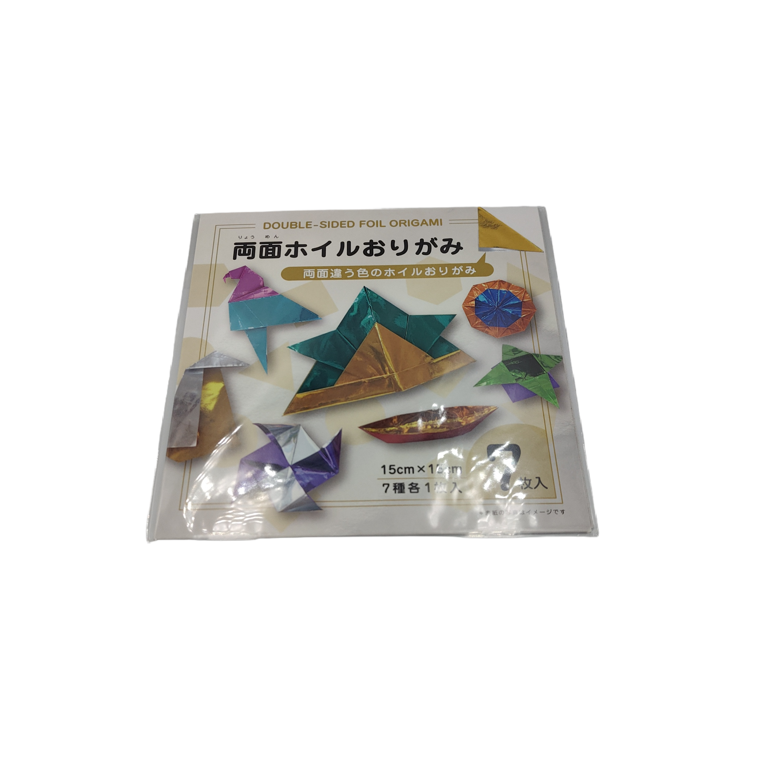 Double-sided foil origami 15CM 7 pattern 7 sheets