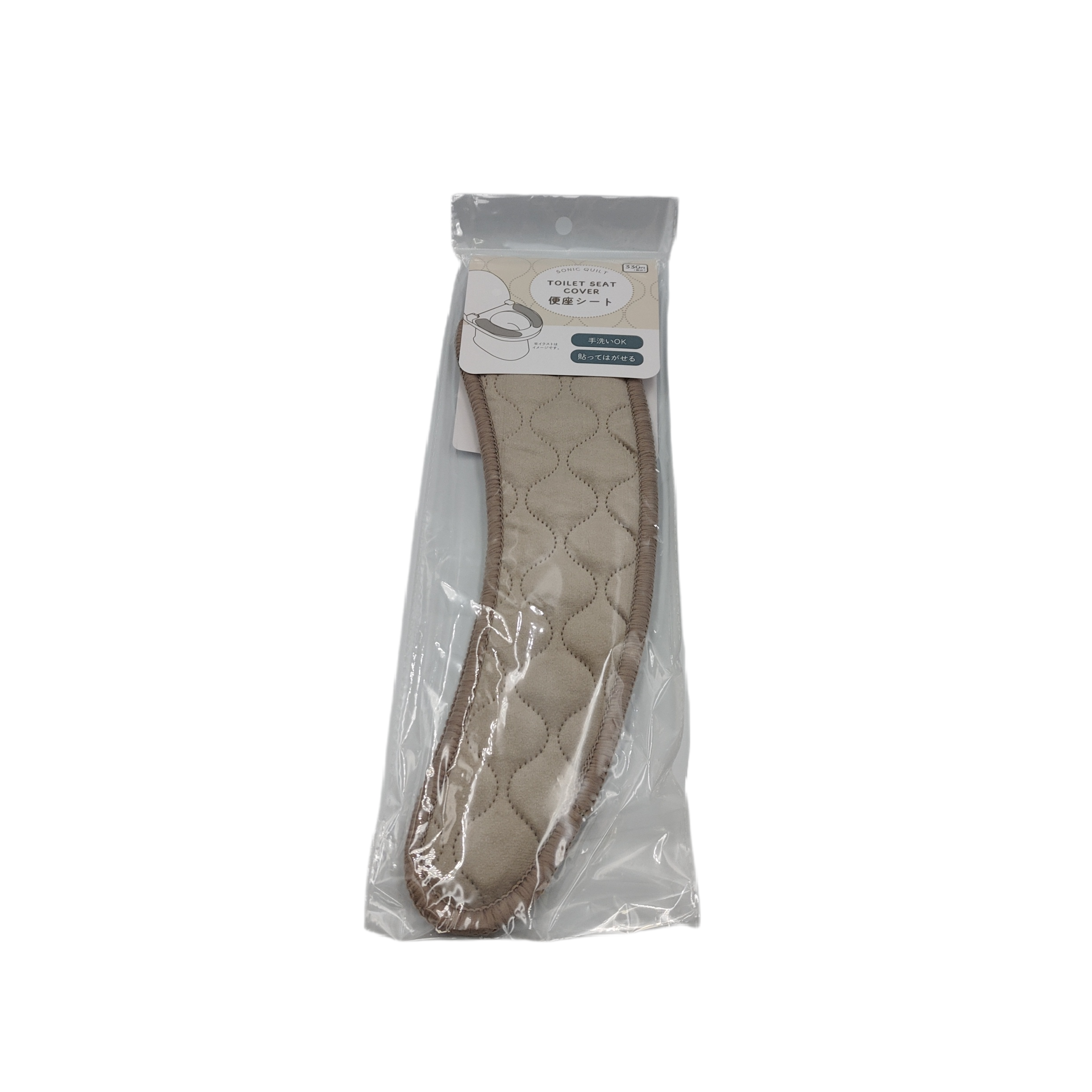 Sonic quilt toilet seat sheet BE