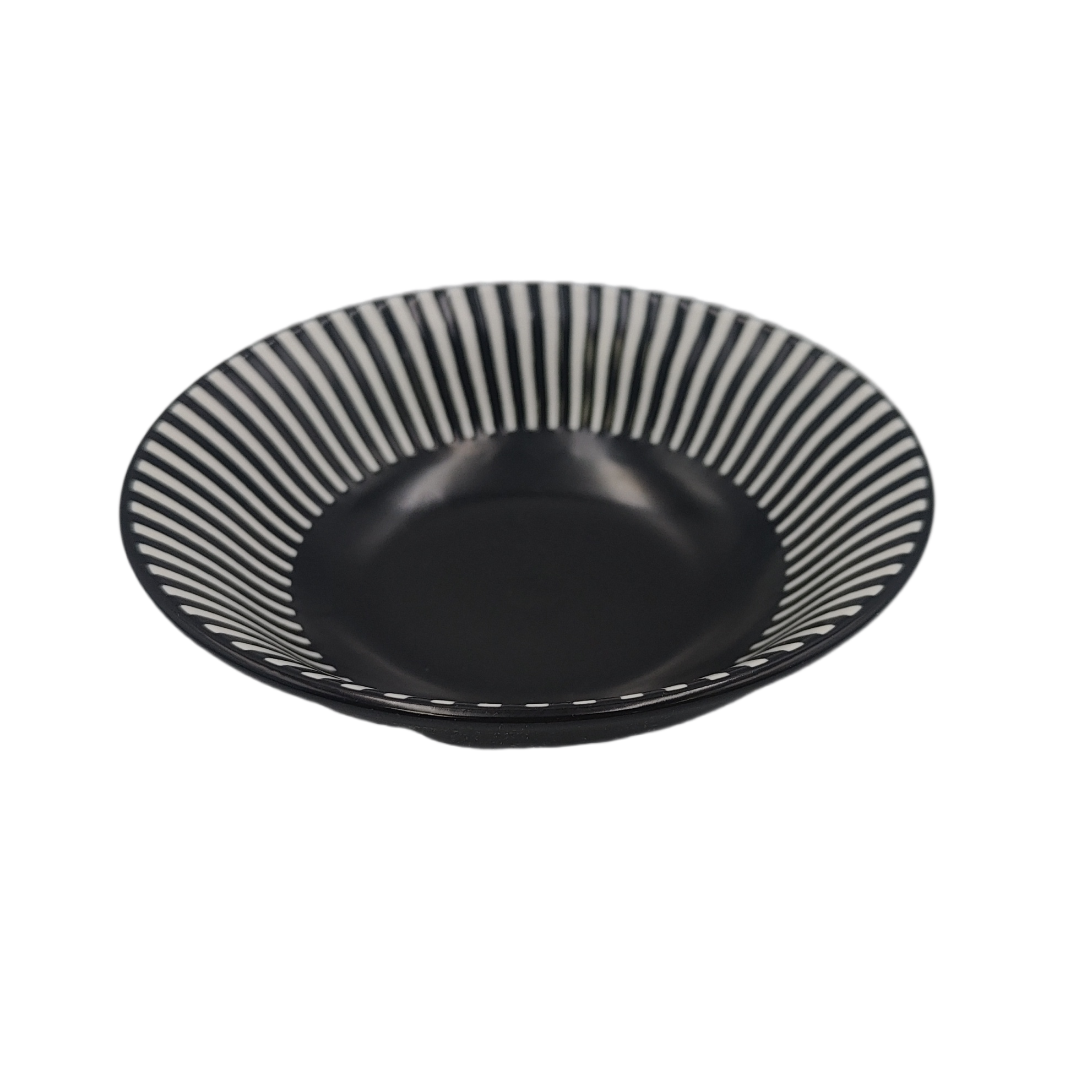 Fuchitokusa black 4.0 shallow bowl