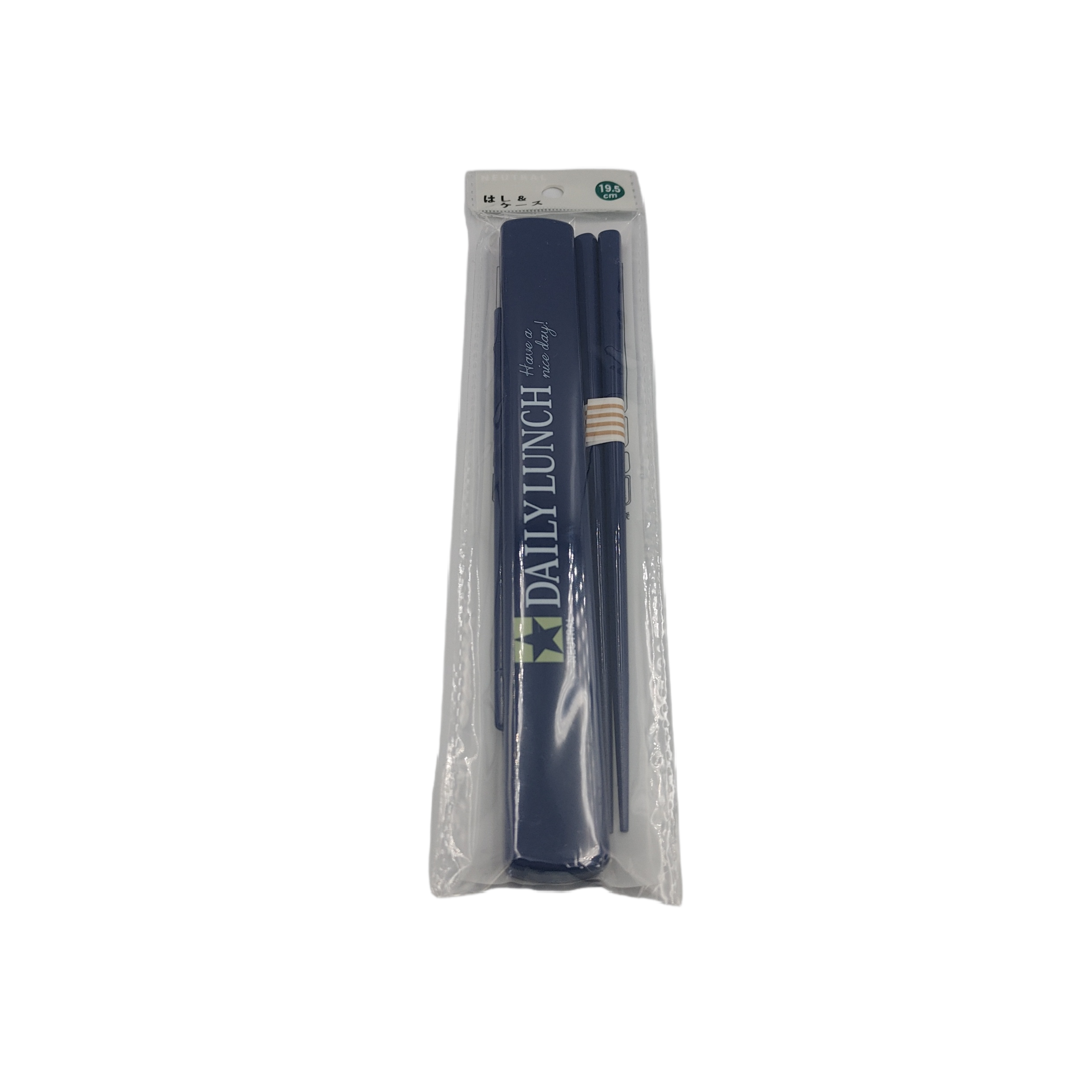 Neutral chopsticks & case 19.5cm