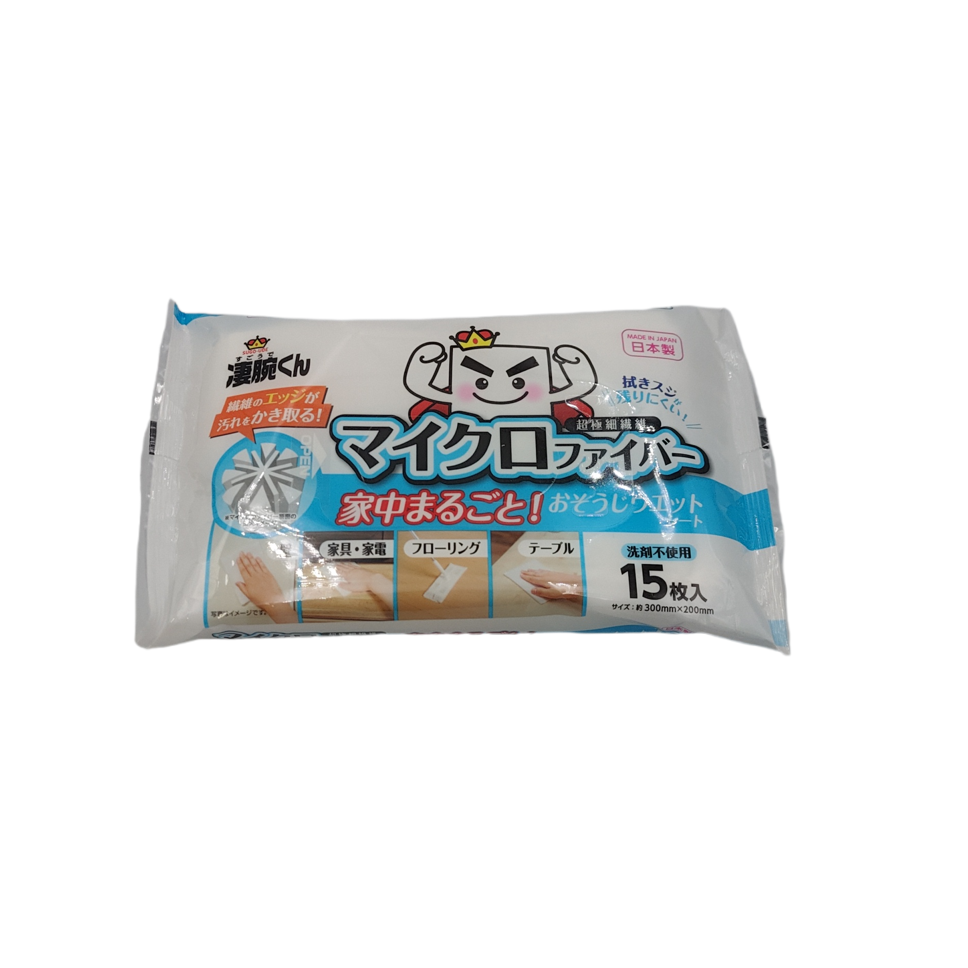 Microfiber wet 15 sheets