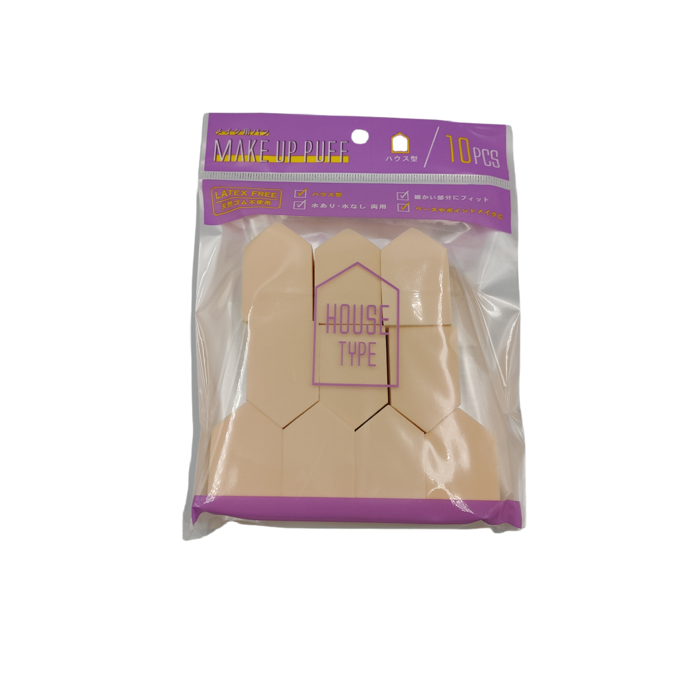 House type makeup puff 10P