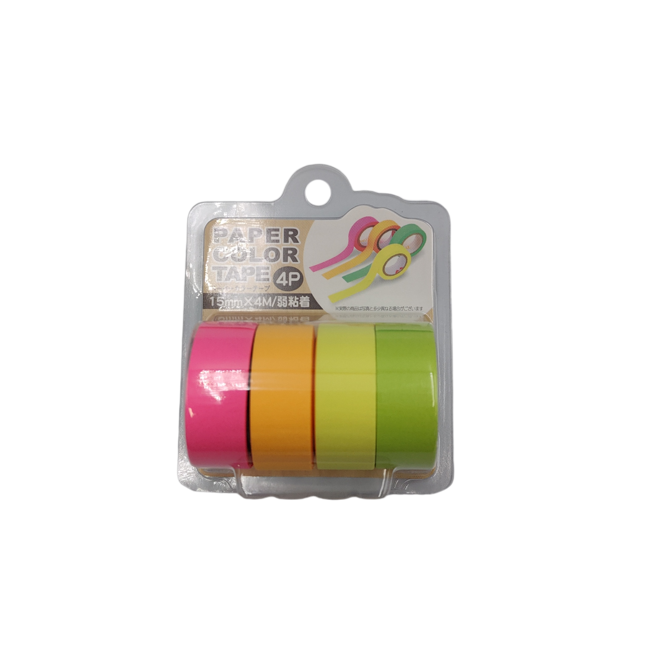 Paper color tape 4p