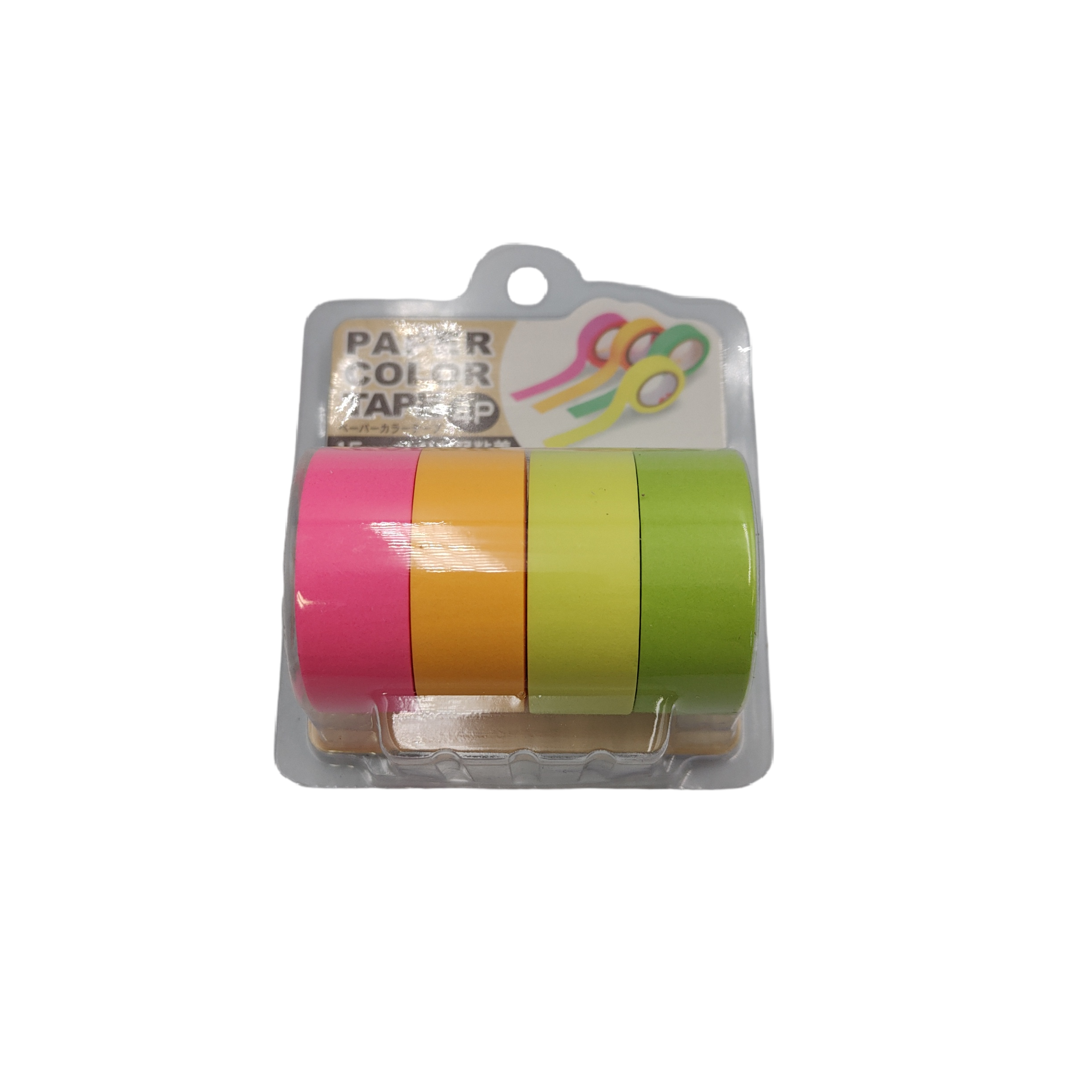 Paper color tape 4p
