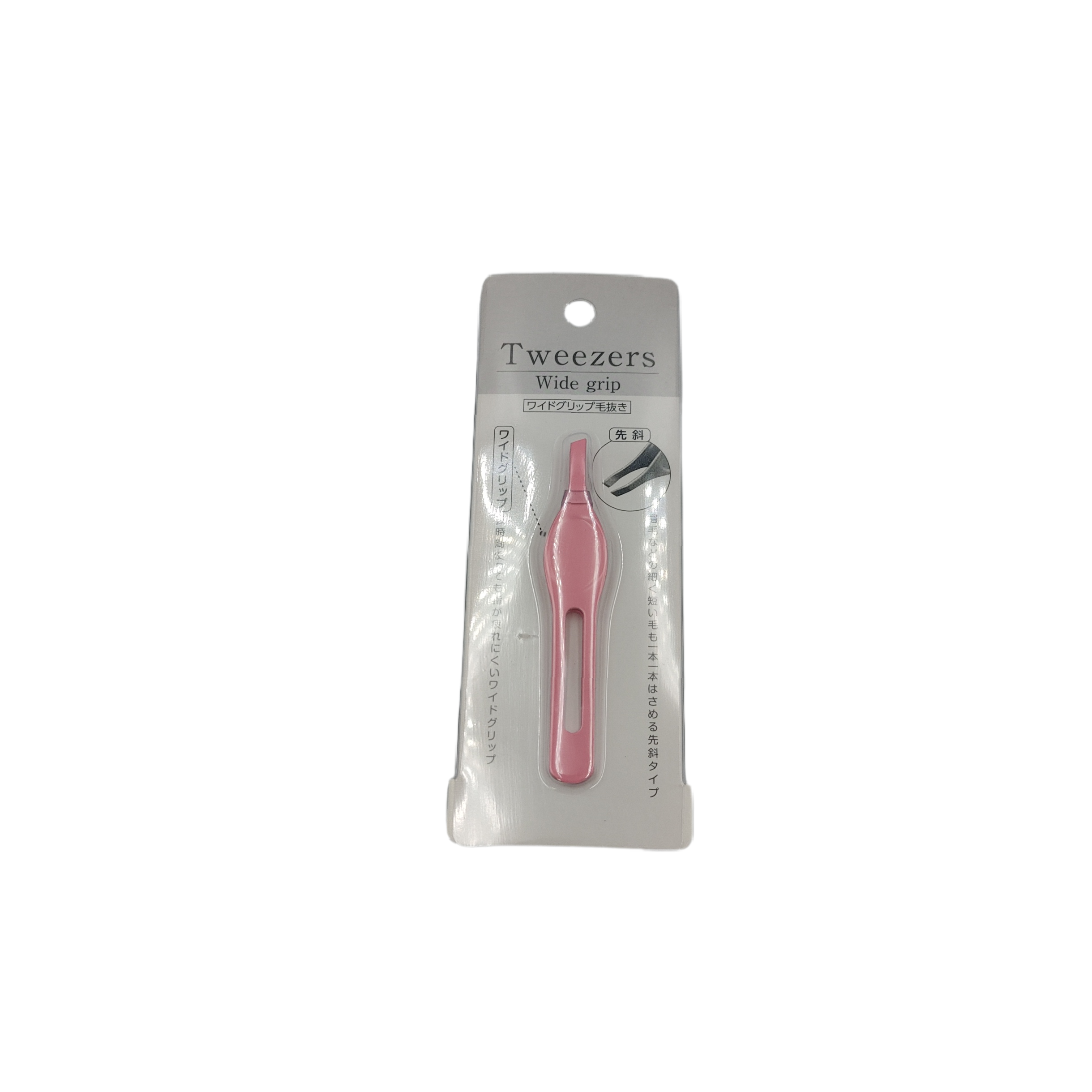 Wide grip tweezers diagonal type