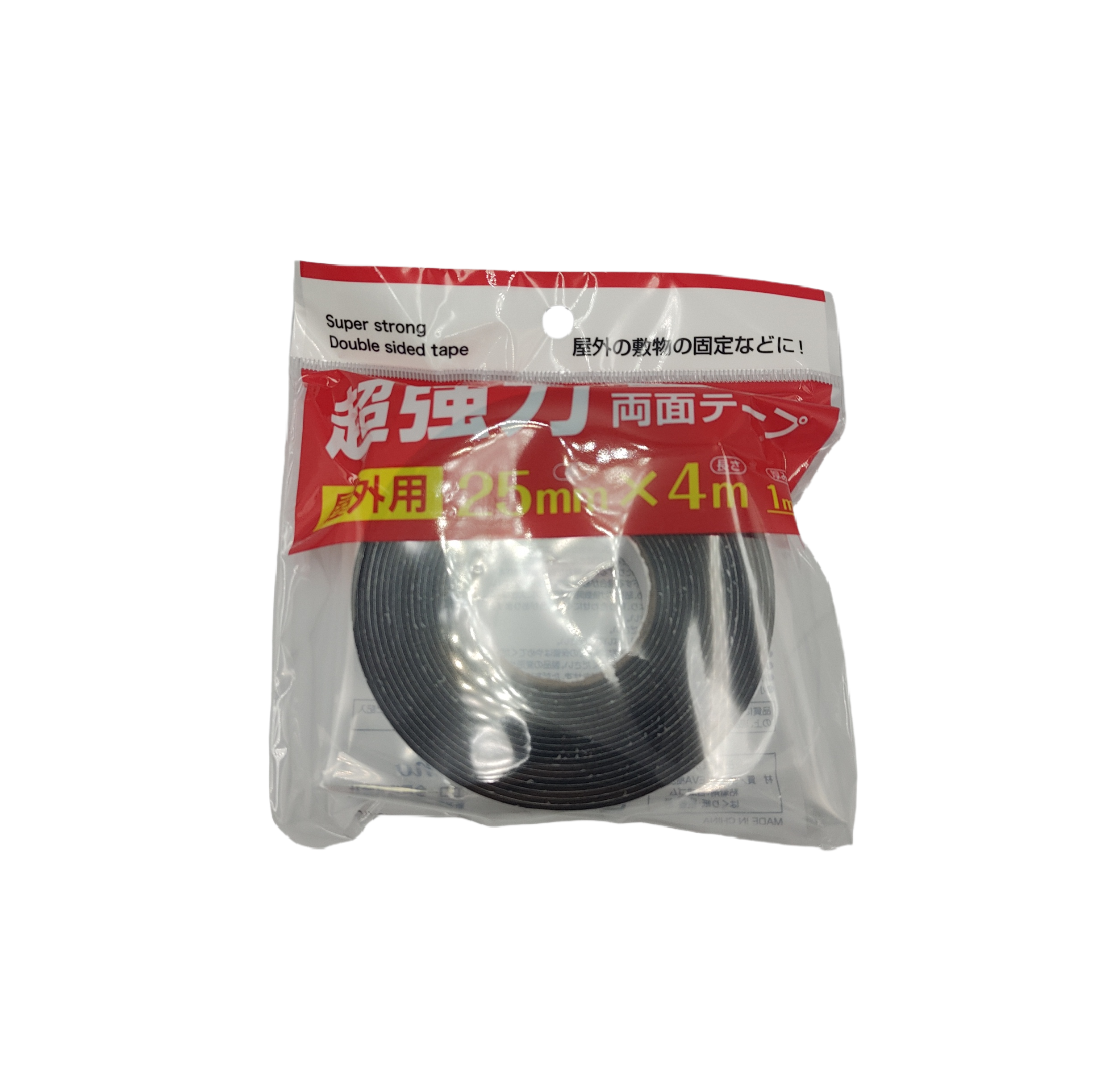 Super strong double-sided tape 25mm x 4m (for outdoor)