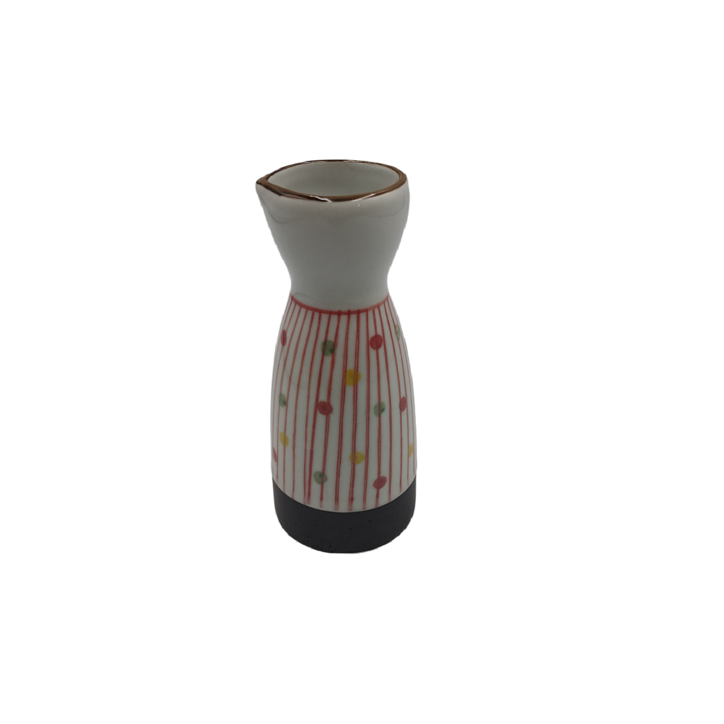 Tokkuri (sake bottle) polka dots retro