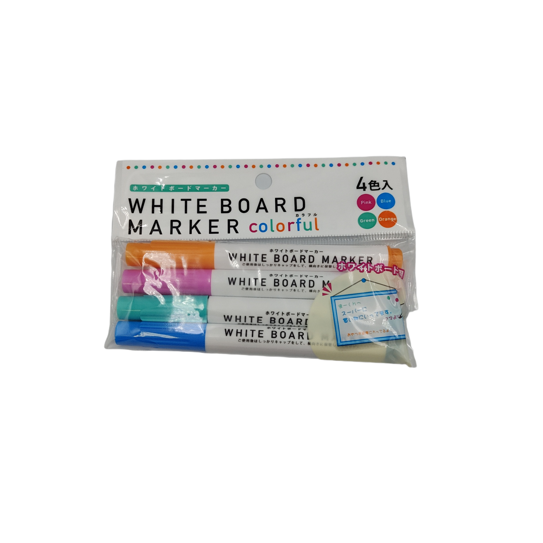 Board marker PK/BL/GR/OR 4p