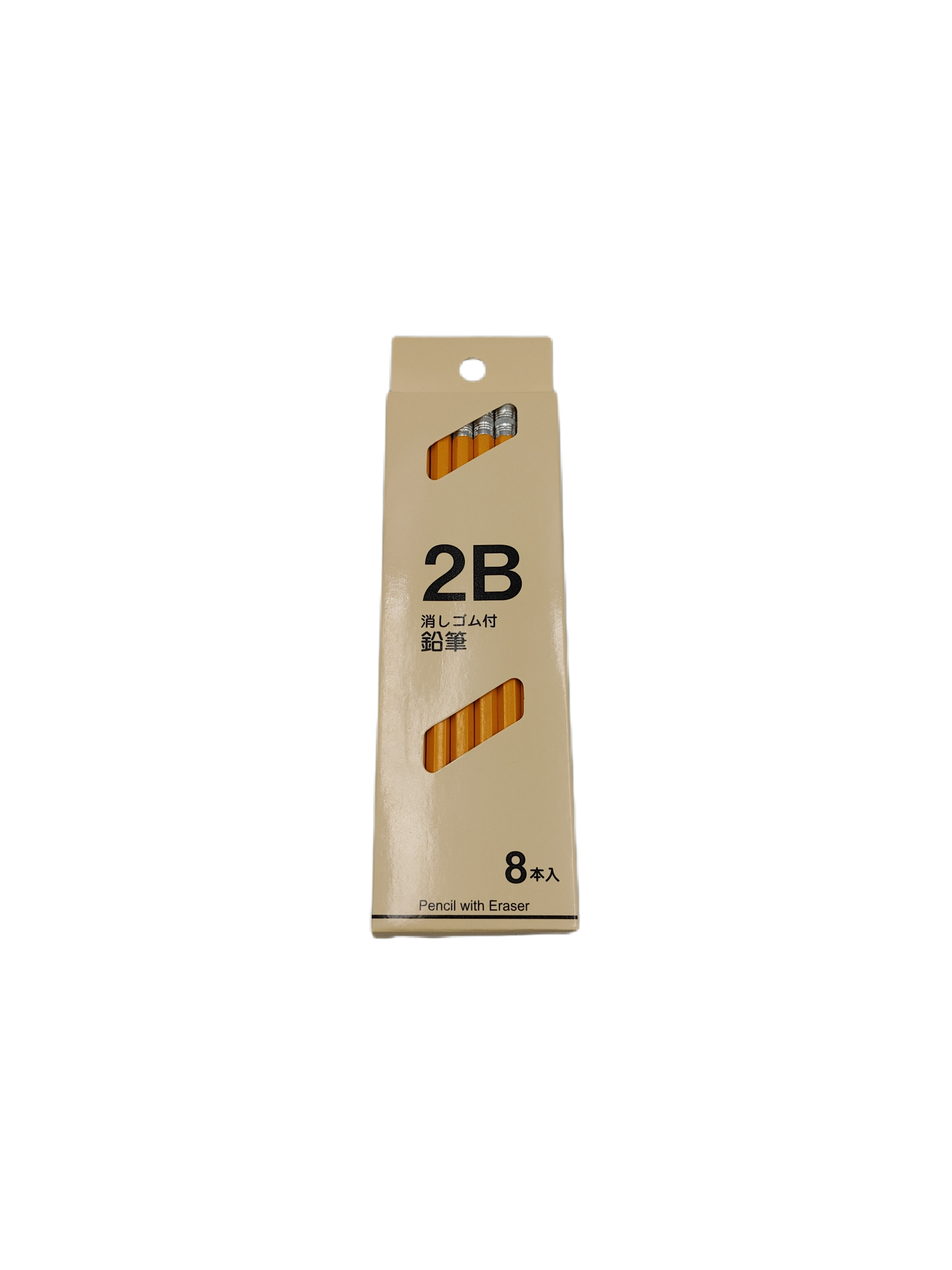 Pencil 2B with eraser 8P