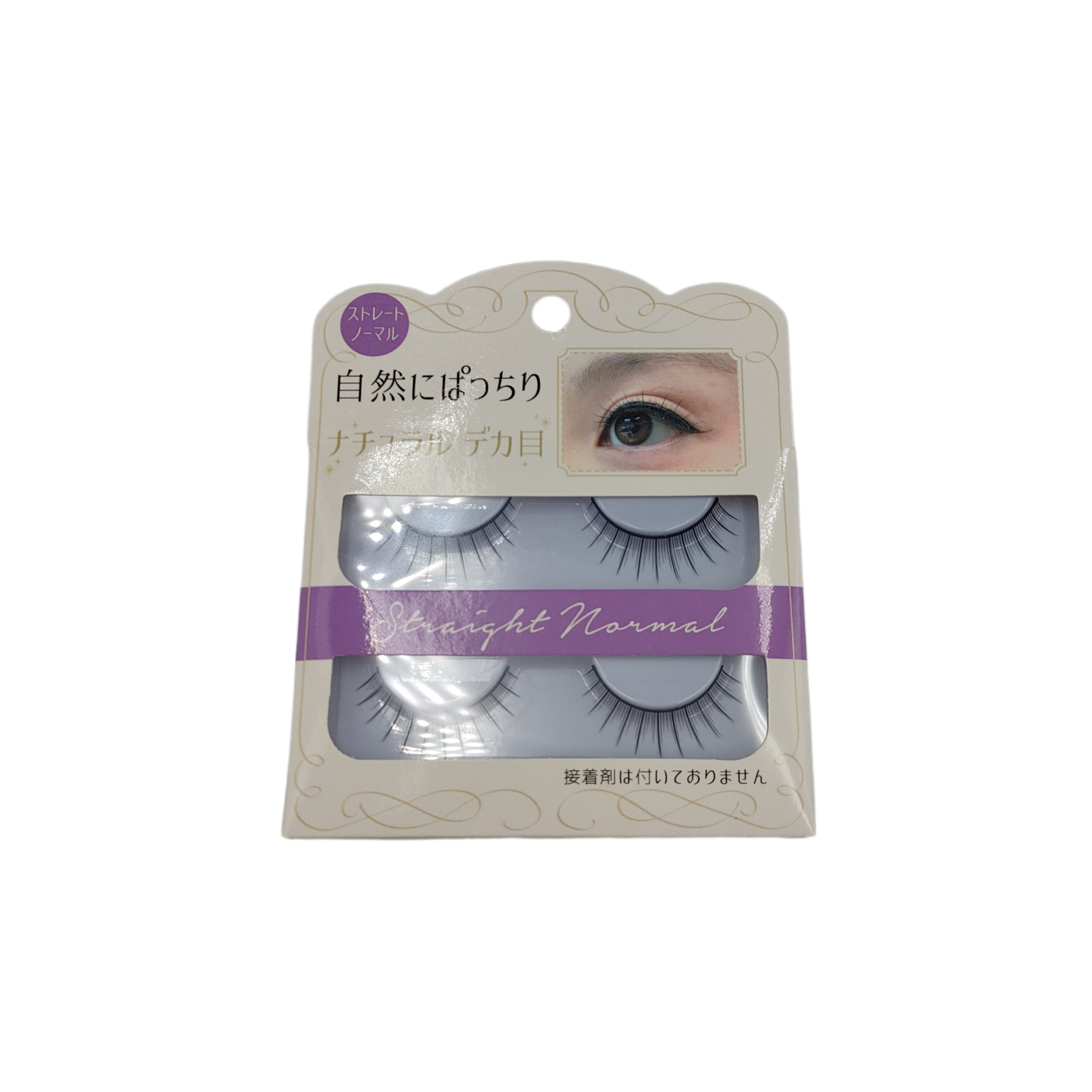 False eyelashes 2P straight normal